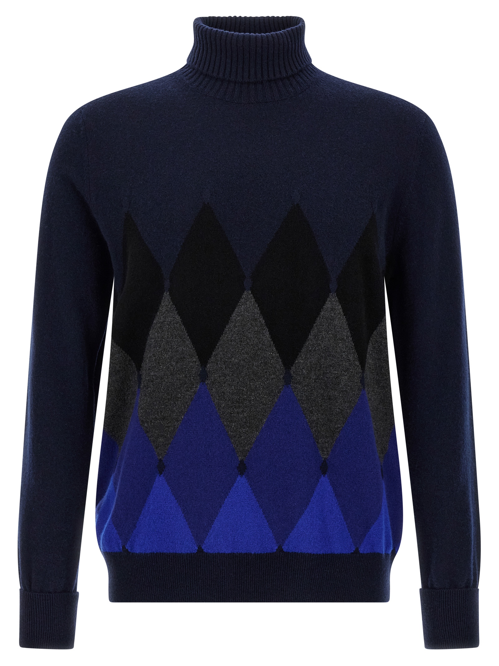 Argyle turtleneck
