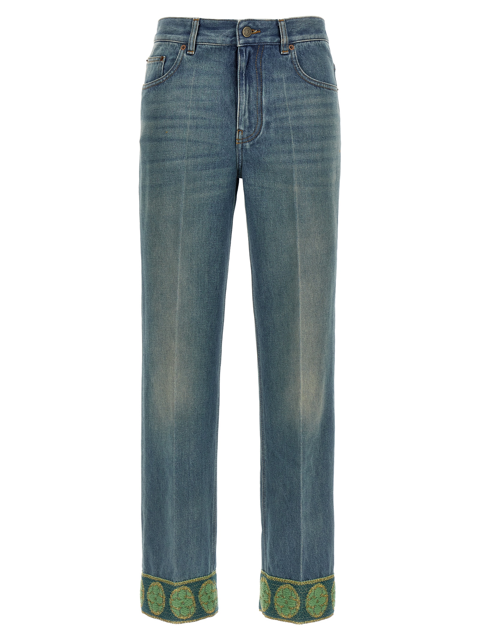 Valentino Garavani jacquard jeans