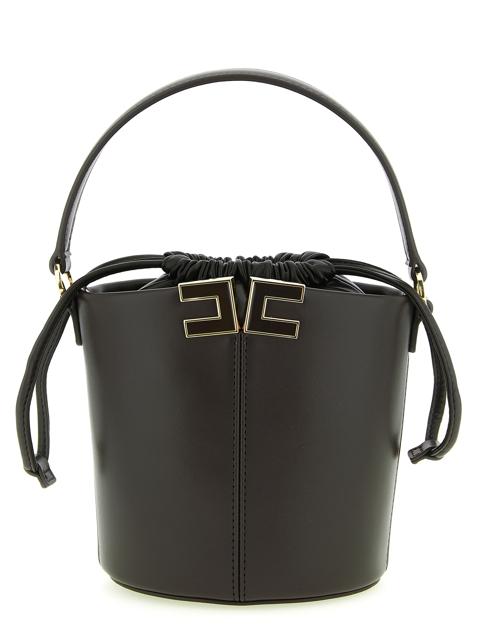 Logo bucket bag