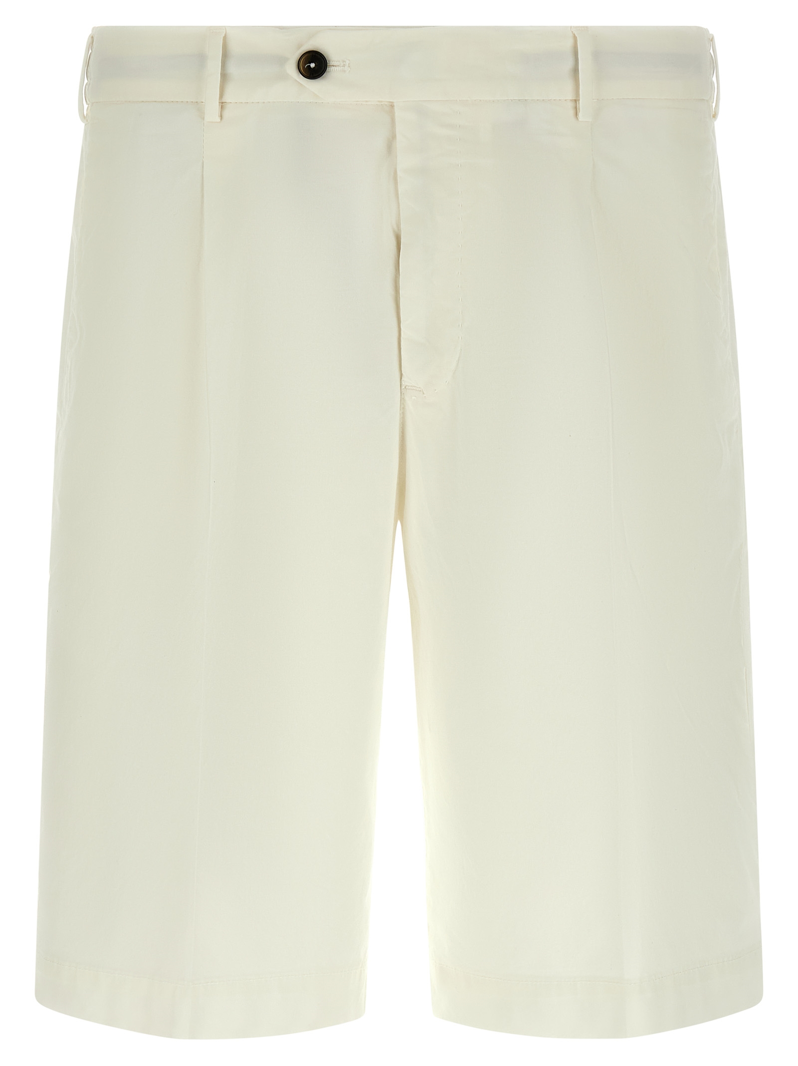 Stretch cotton bermuda shorts