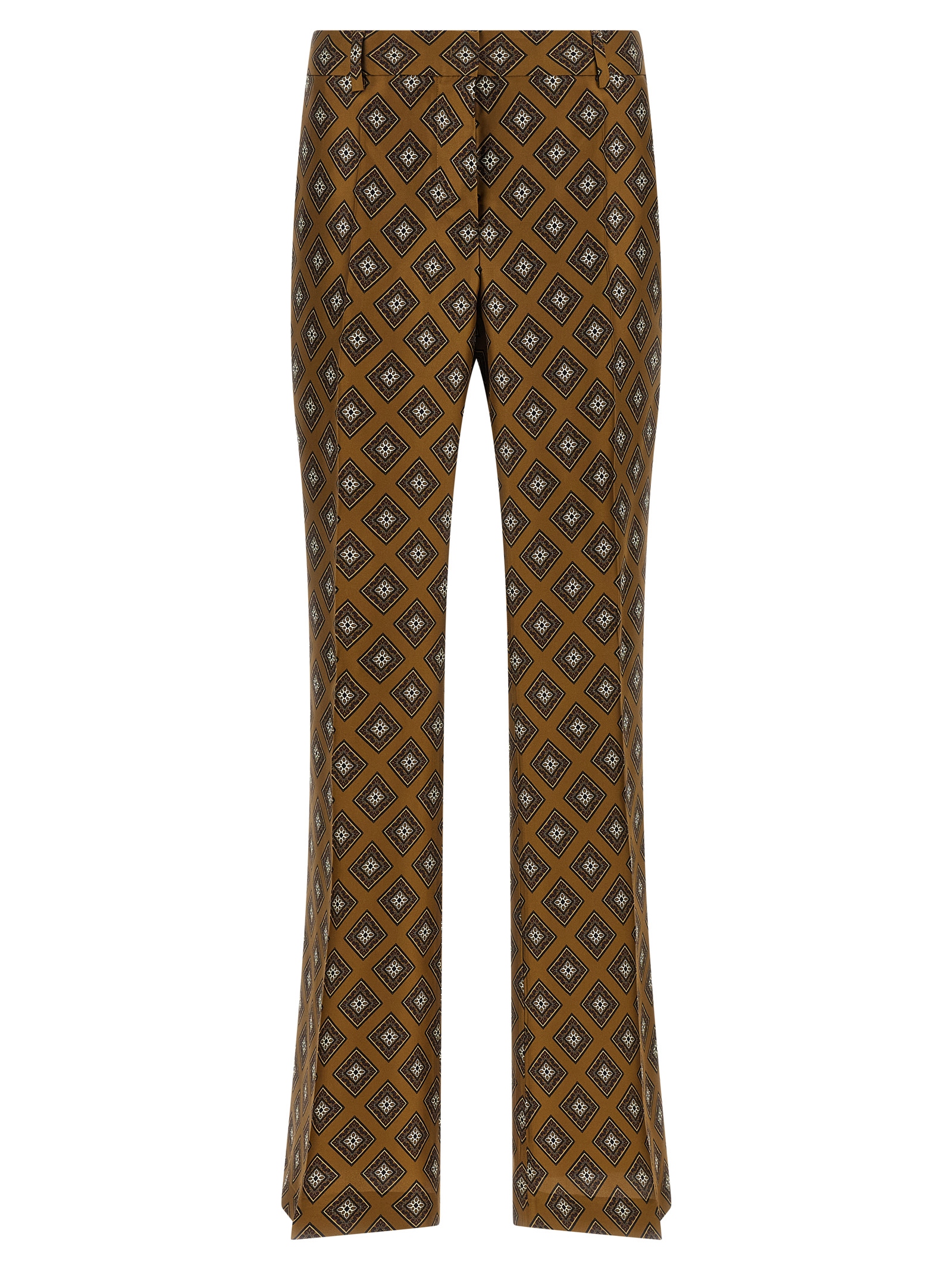 Tie-print pants