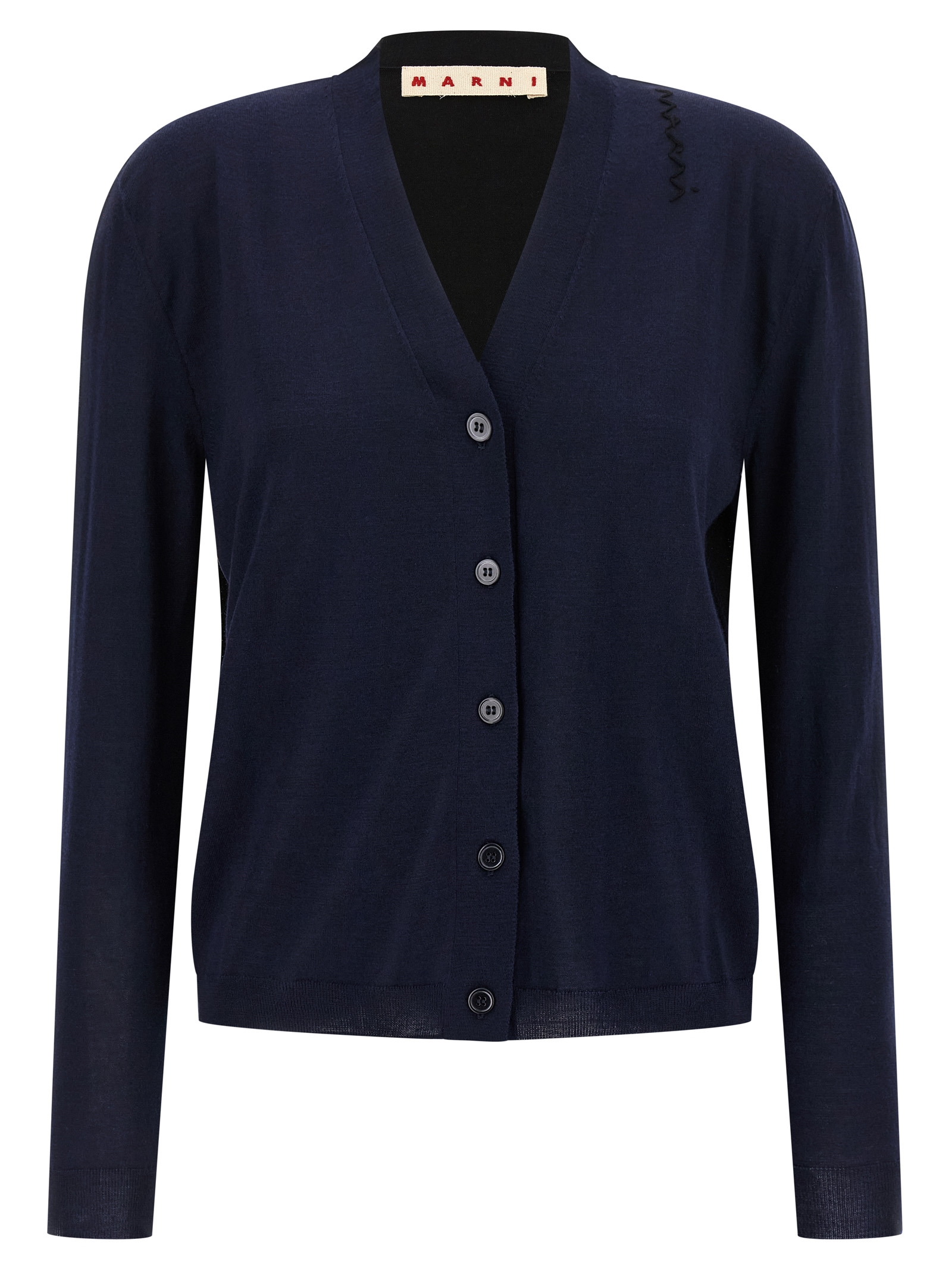 Two-tone cardigan