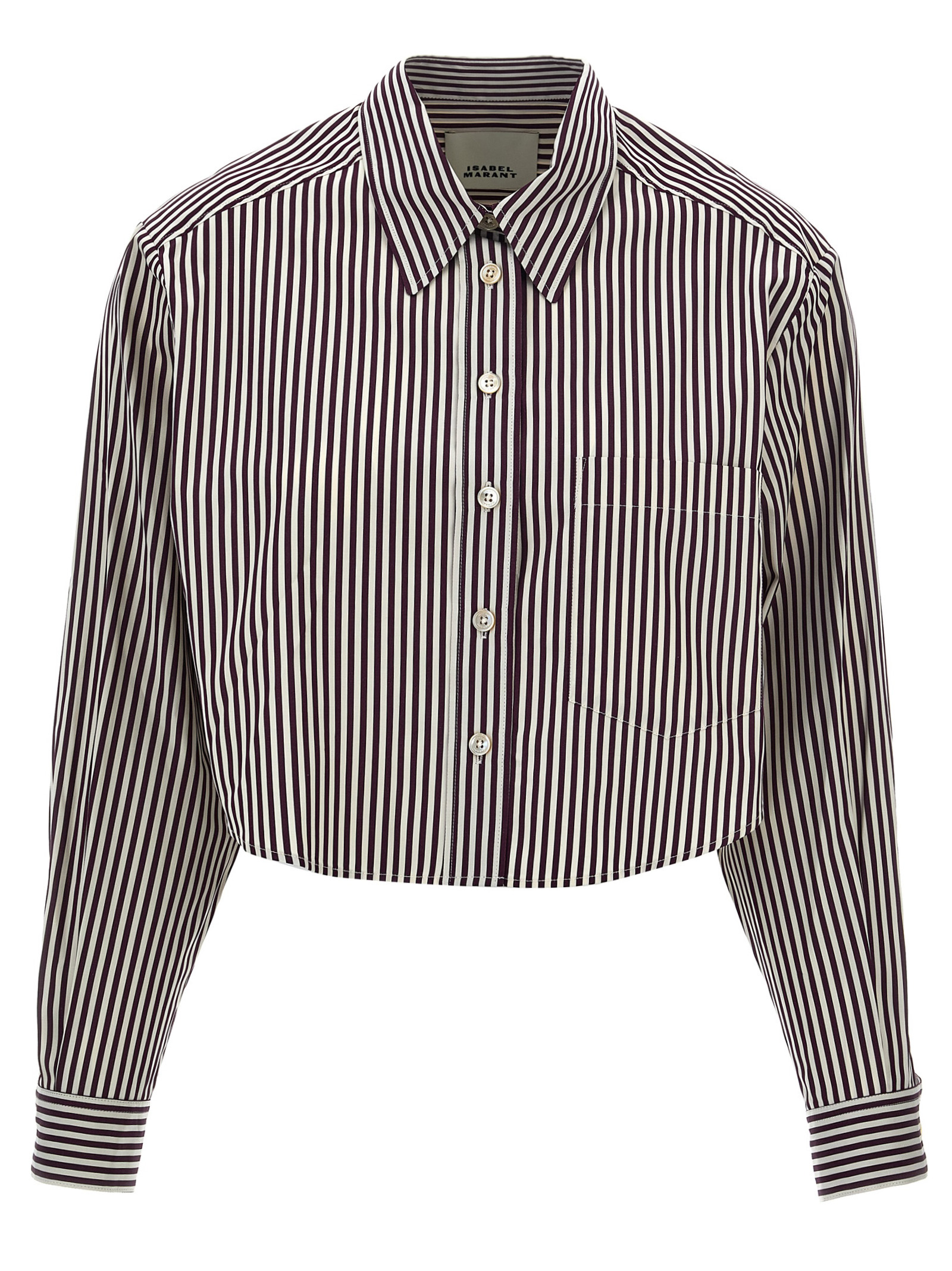 'Fleora' cropped shirt