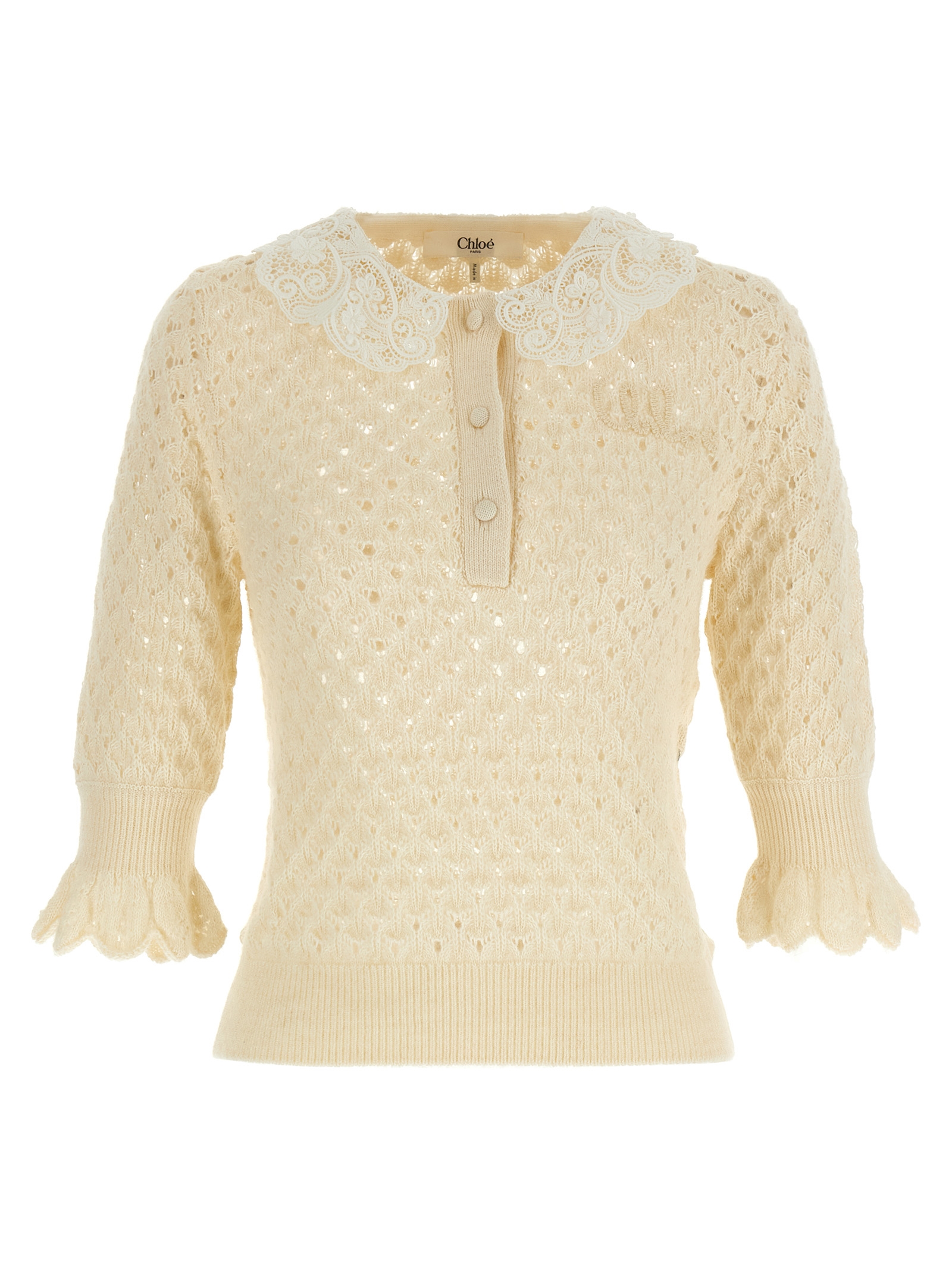 Pointelle knit