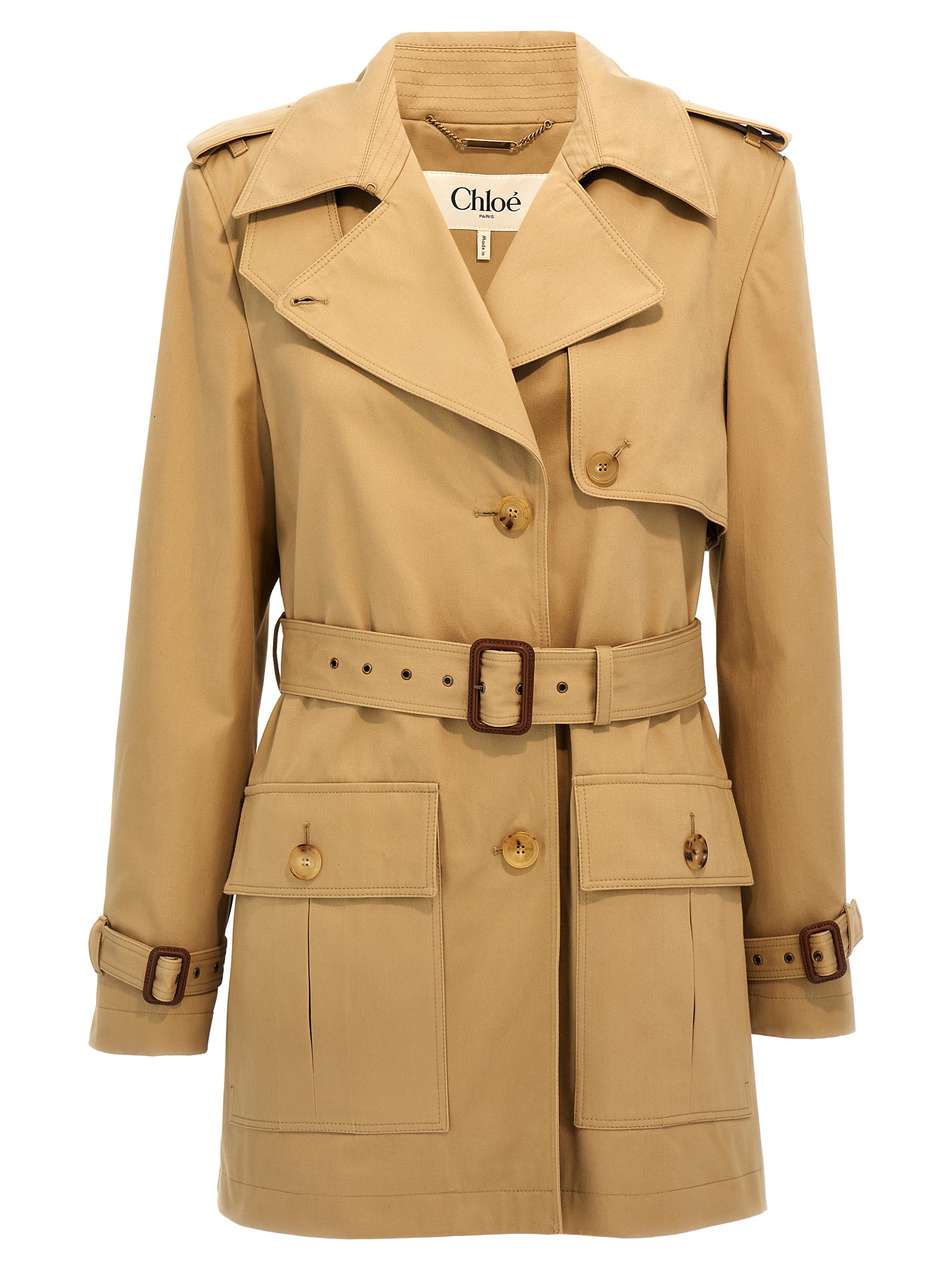 Cotton trench coat