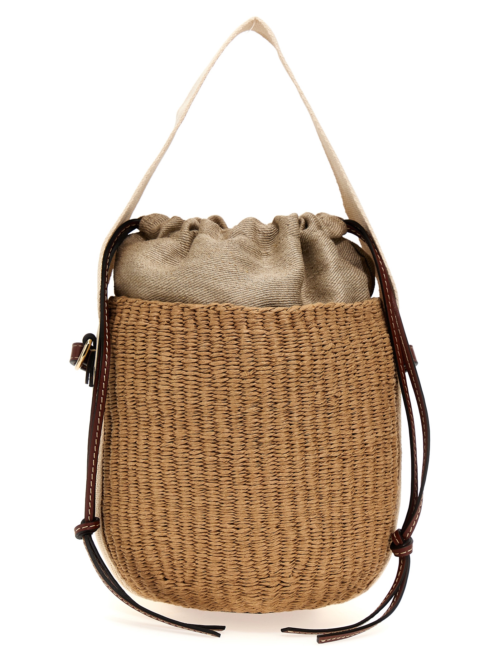 'Woody' small bucket bag