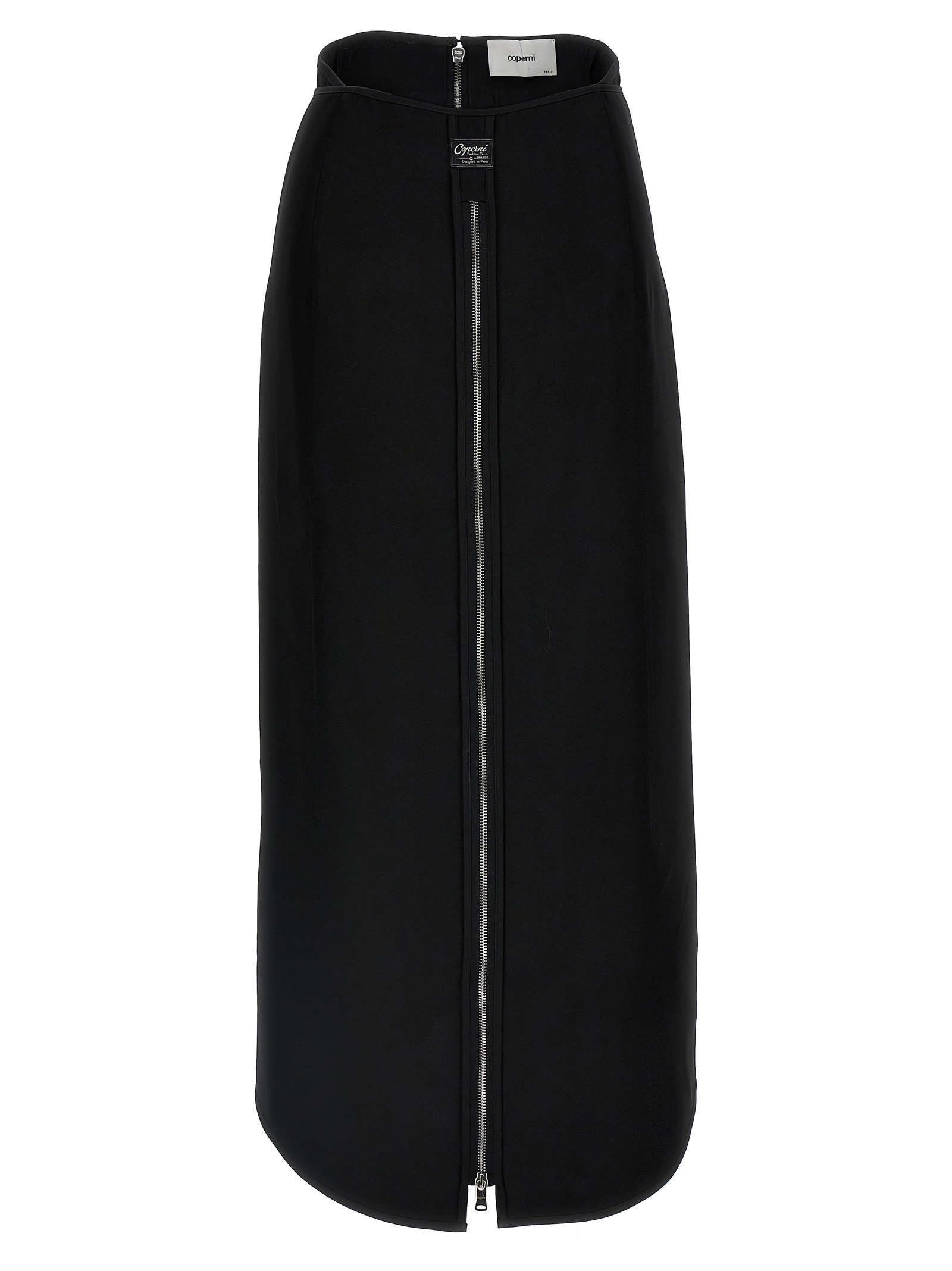 'Long Zip' skirt