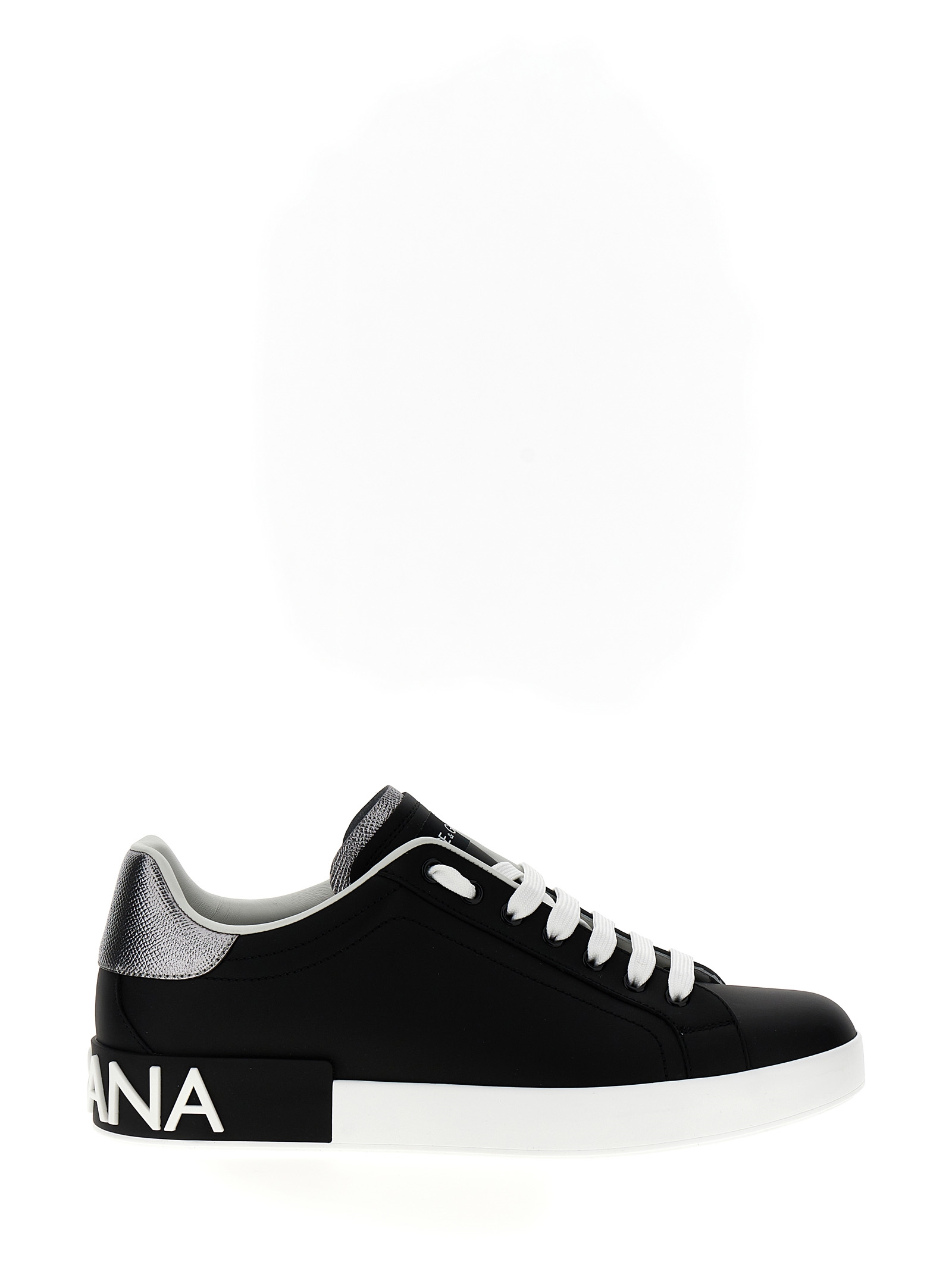 Dolce & Gabbana Men's White/Black Portofino Sneakers