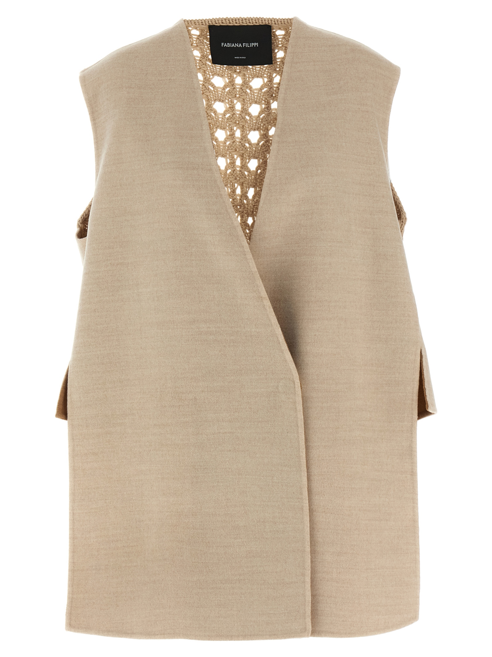 Tricot wool vest