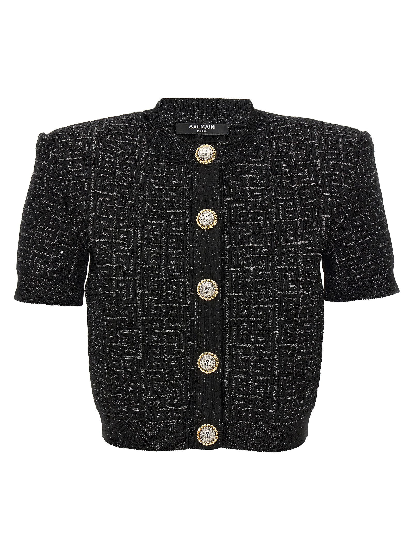'Monogram' cropped cardigan