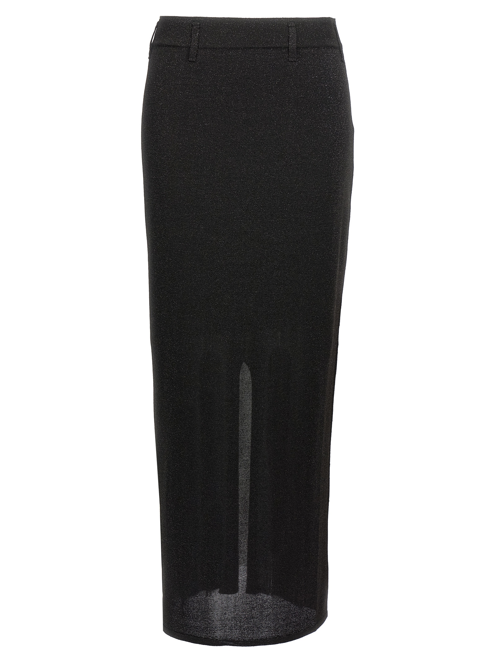Vanity and lamé skirt
