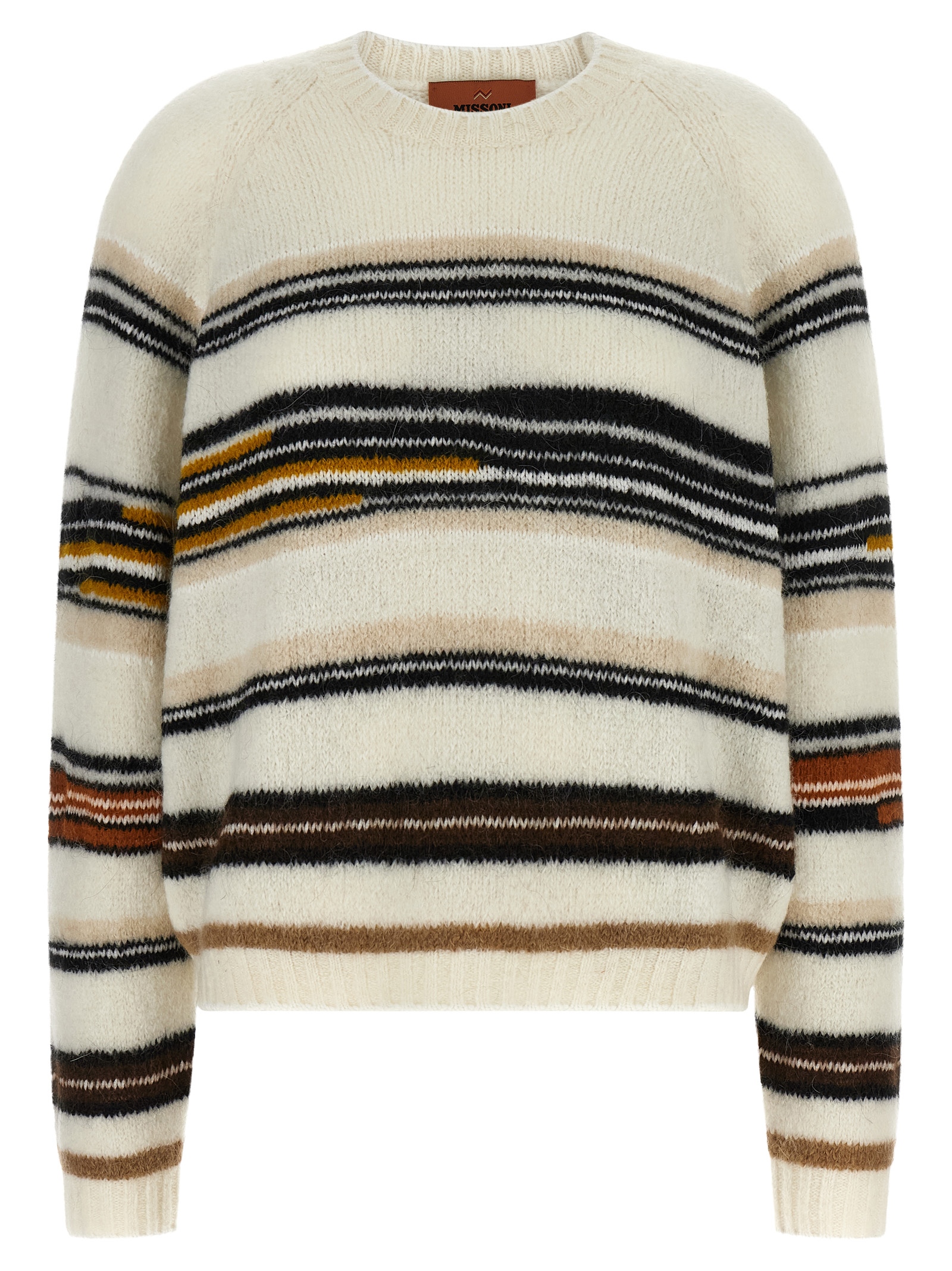 Stripes intarsia sweater
