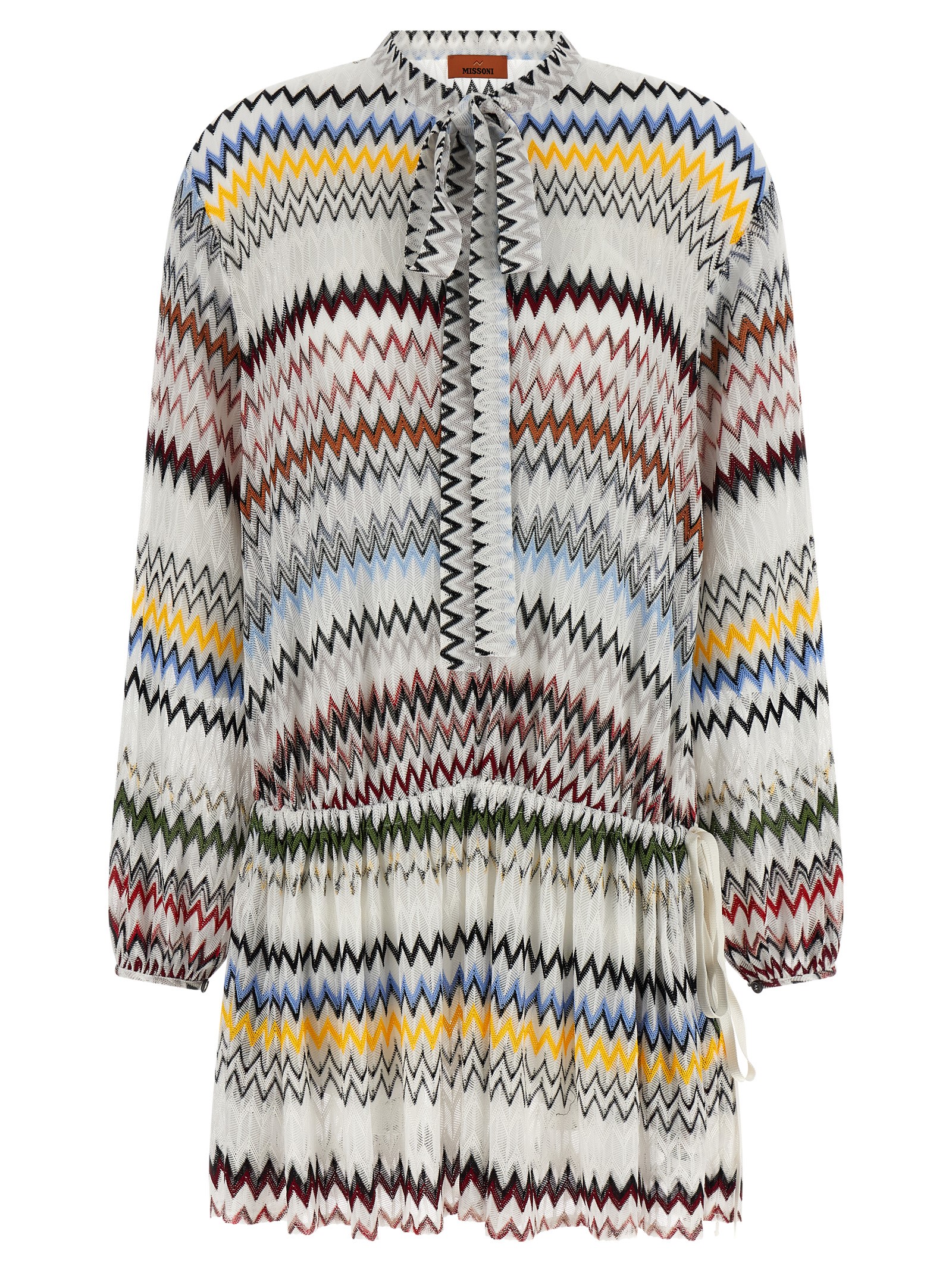 Micro chevron dress
