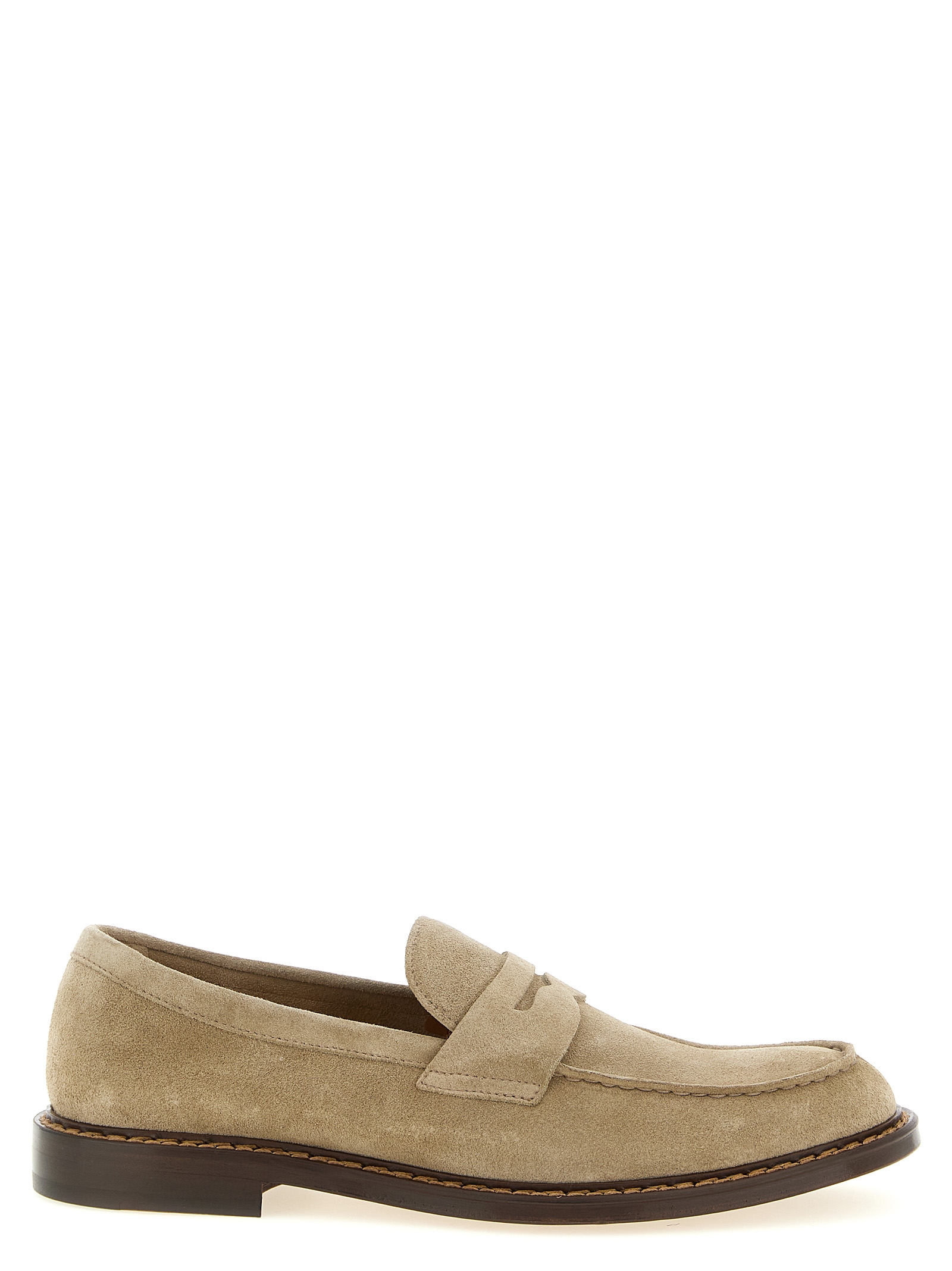 Suede loafers