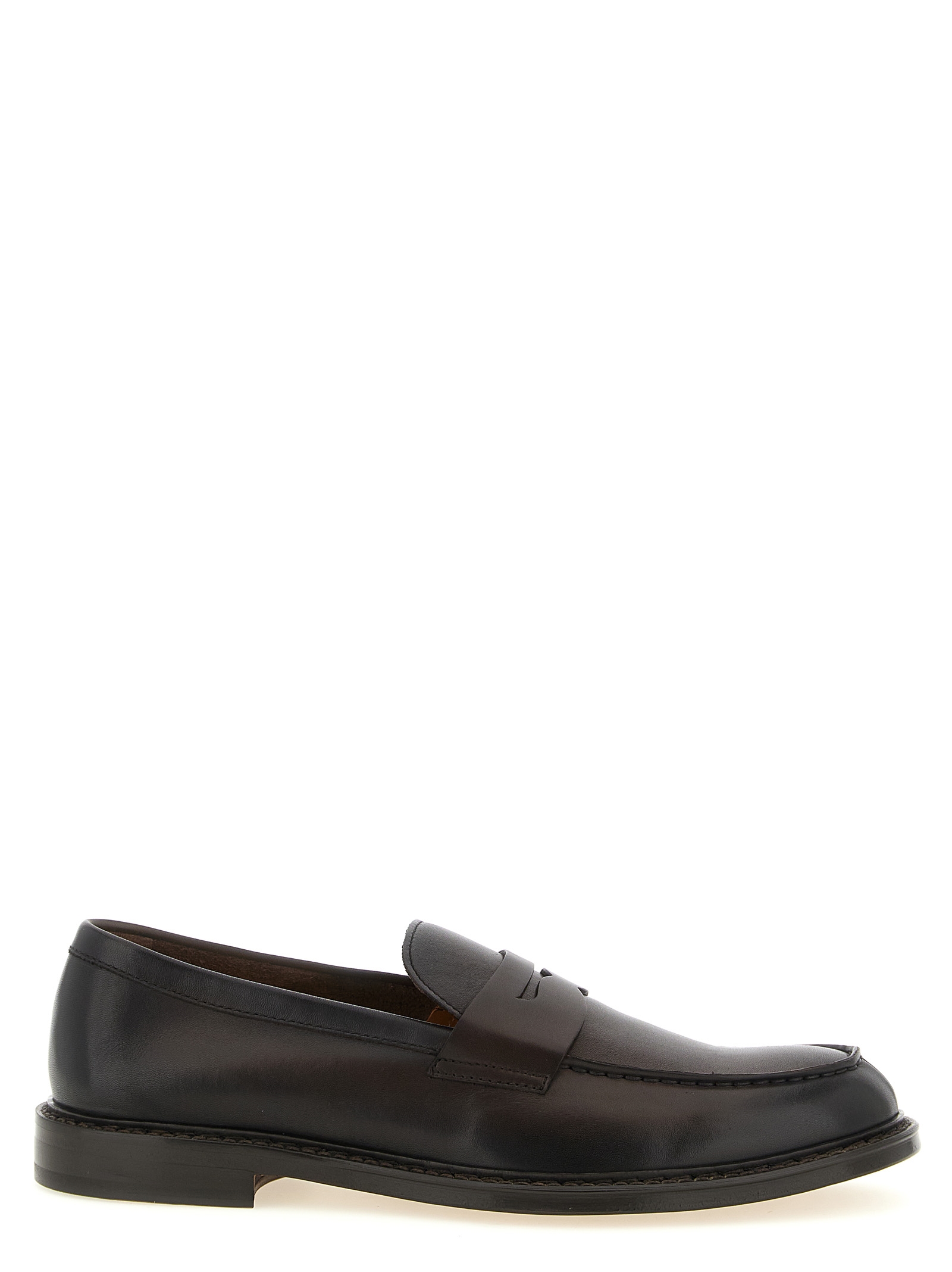 Leather loafers
