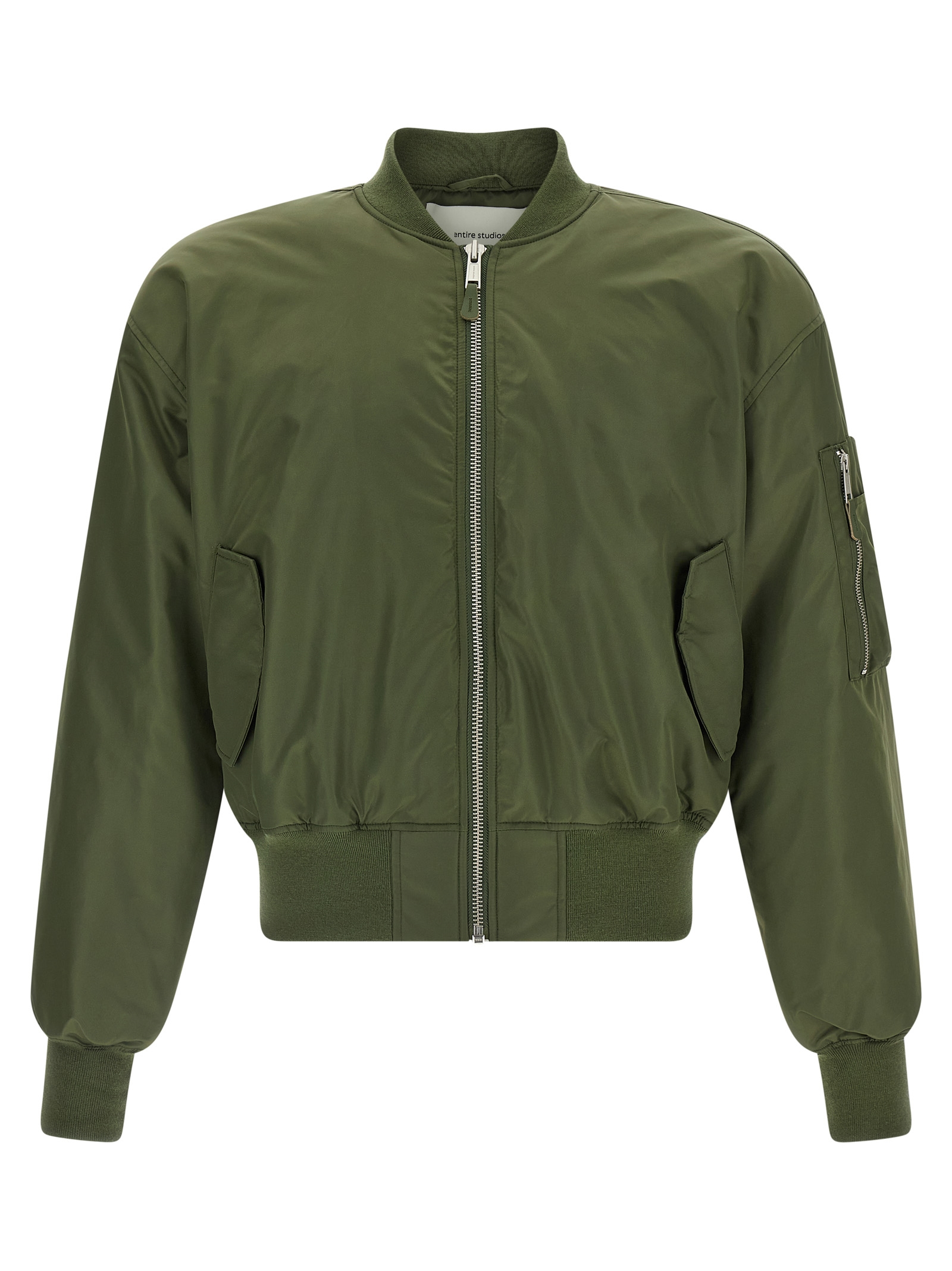 Nylon bomber jacket