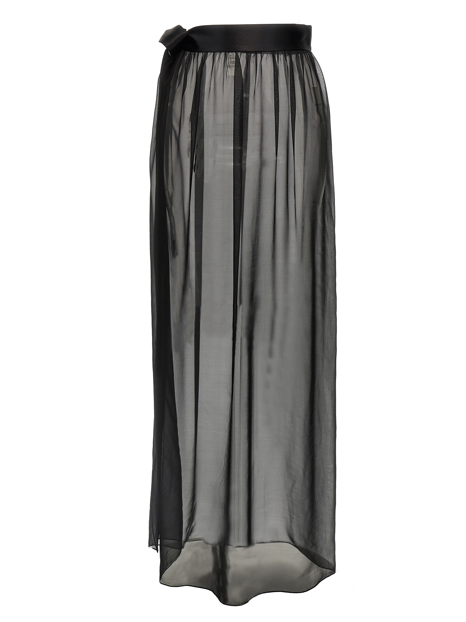 Chiffon long skirt