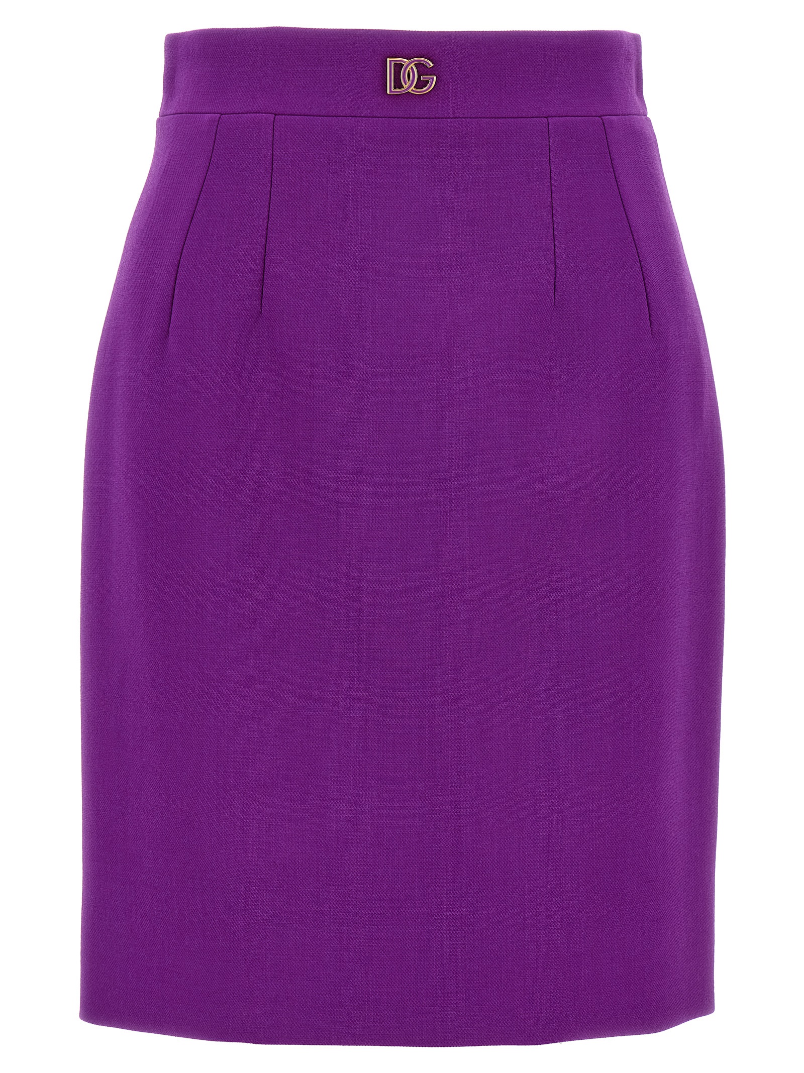 Metallic logo skirt