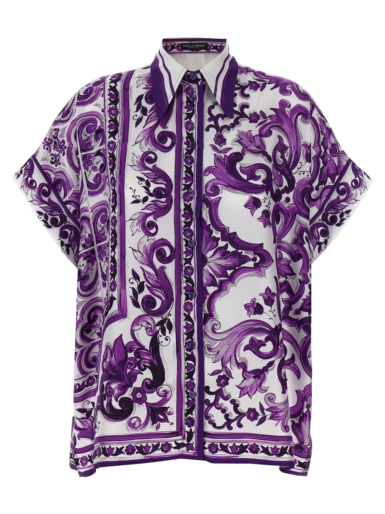 'Maiolica' print shirt