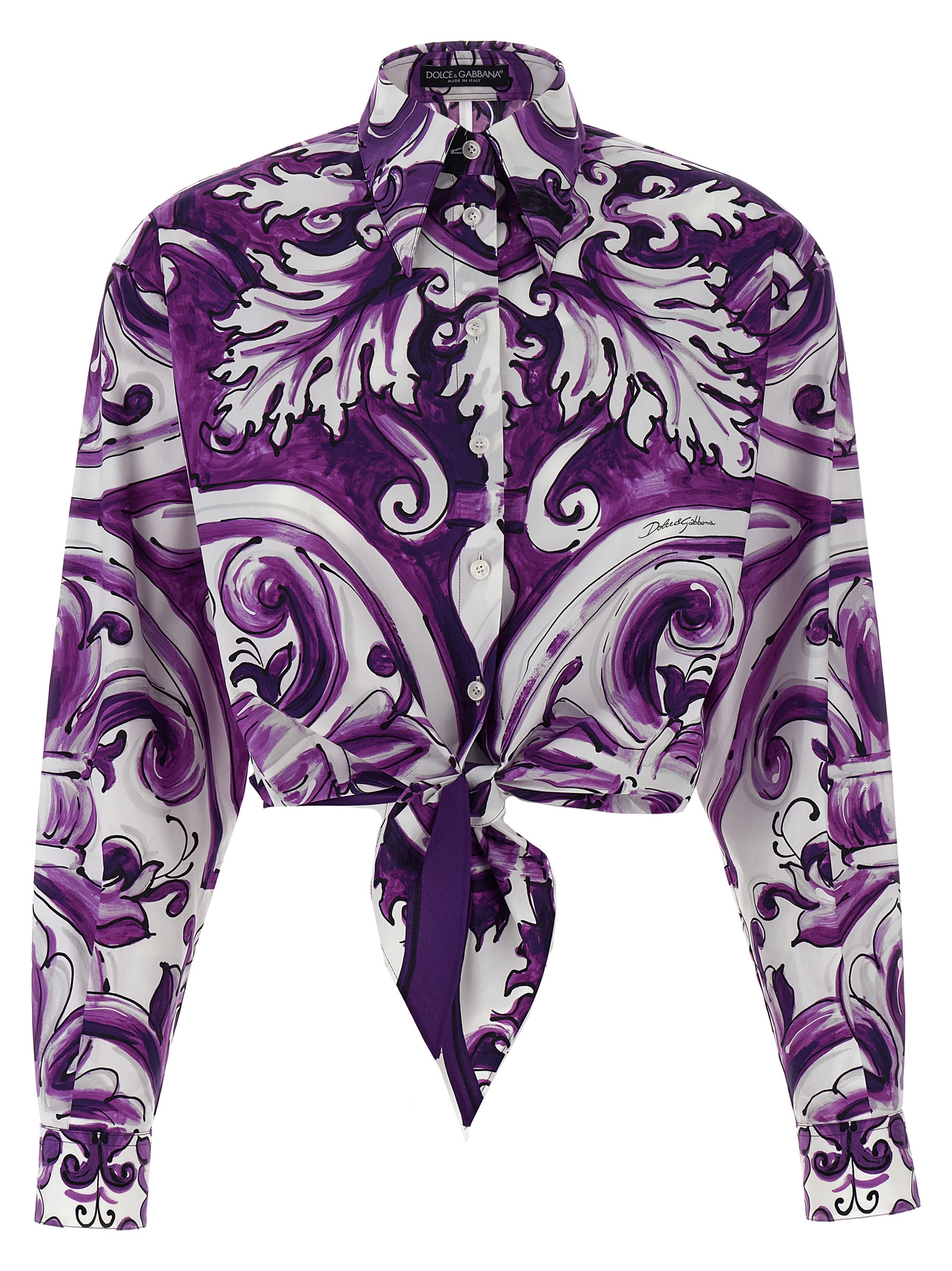 'Maiolica' print shirt