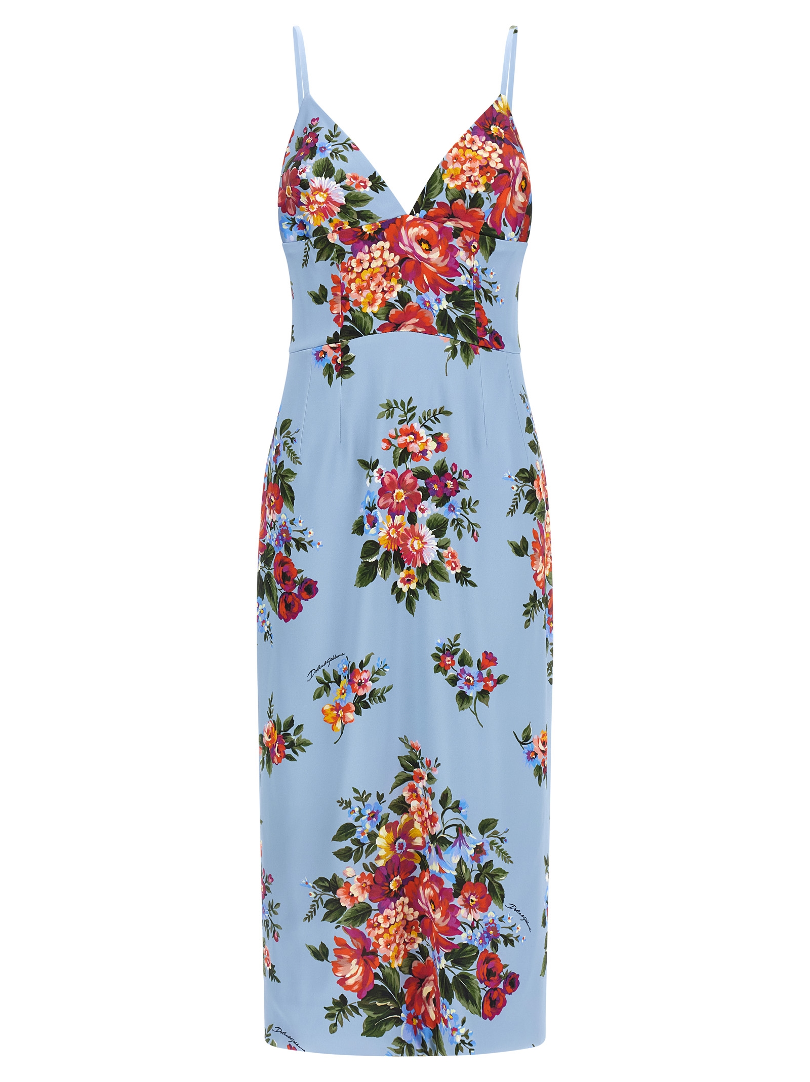 'Mazzo di Fiori' print dress