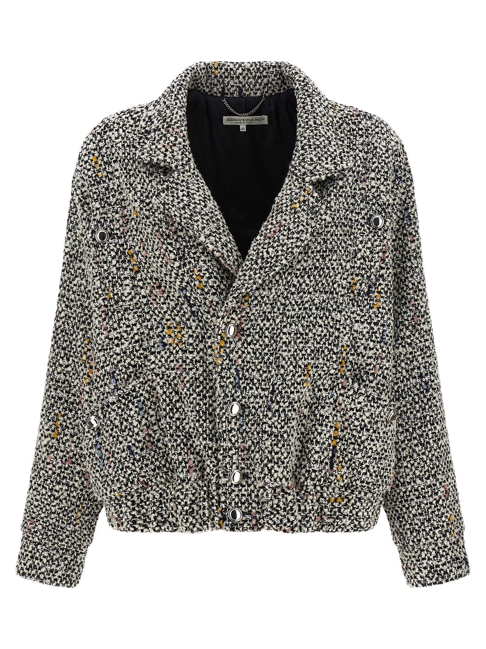 Tweed bomber jacket