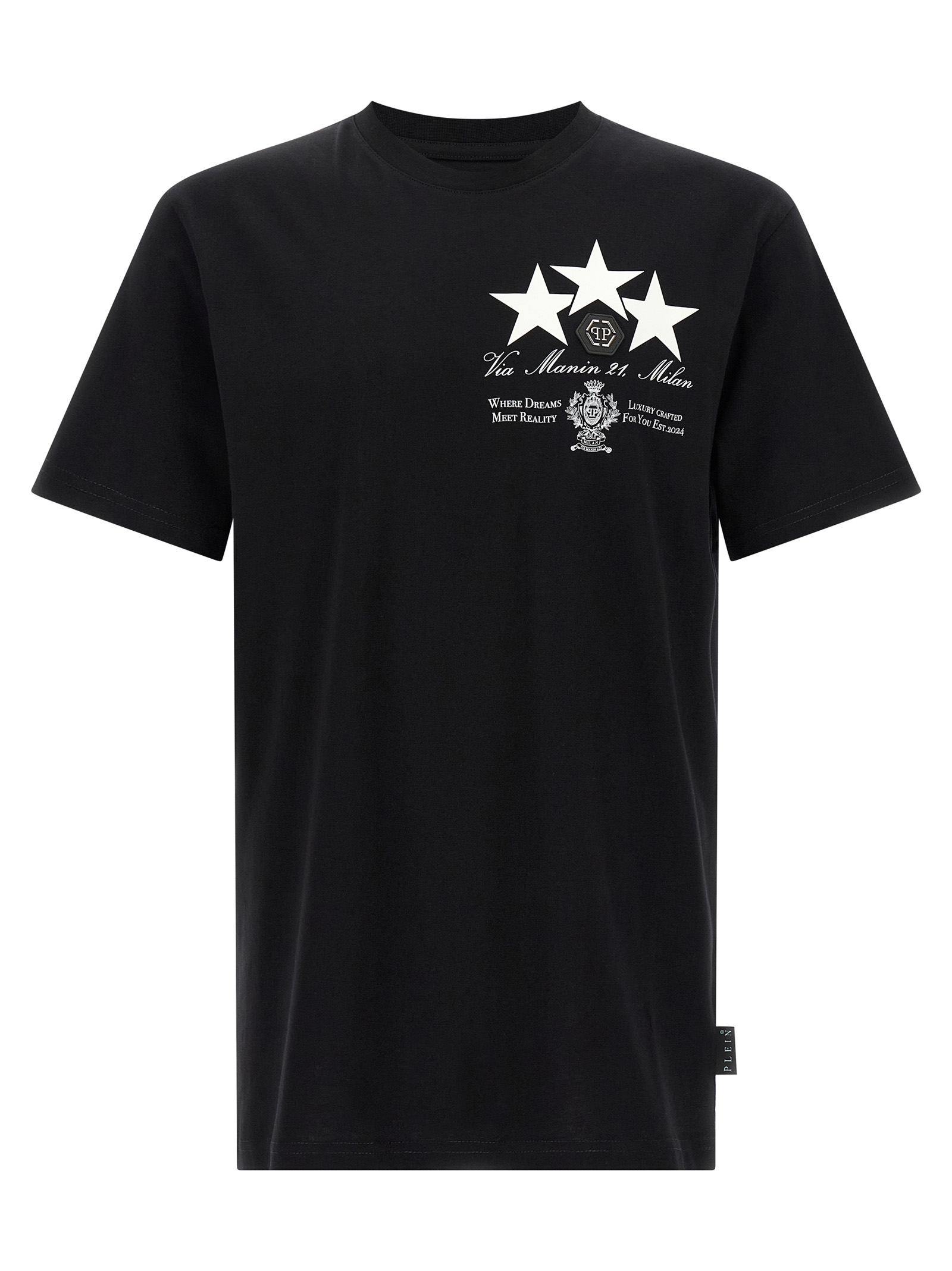 Print and patch t-shirt