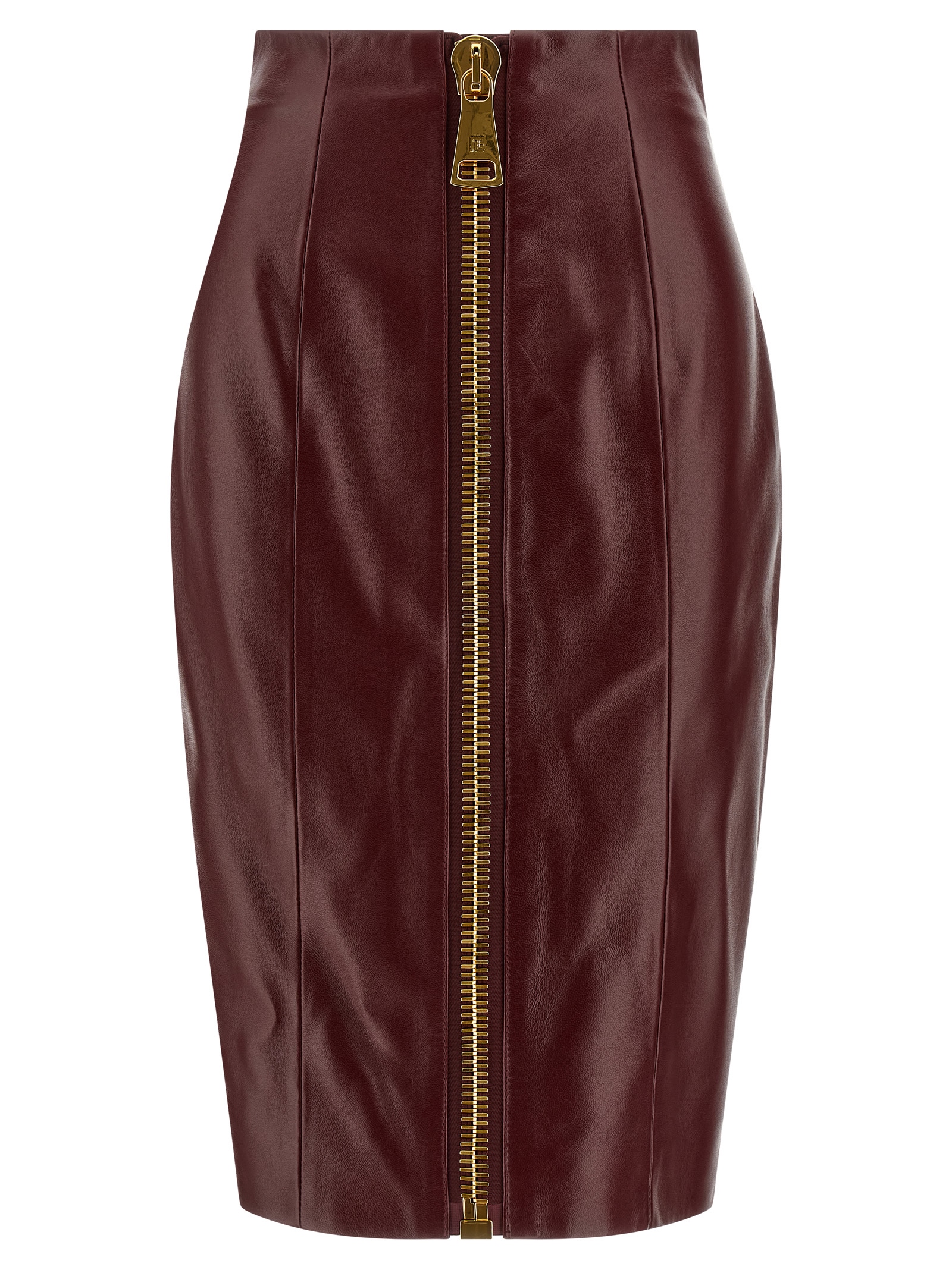 Front zip skirt