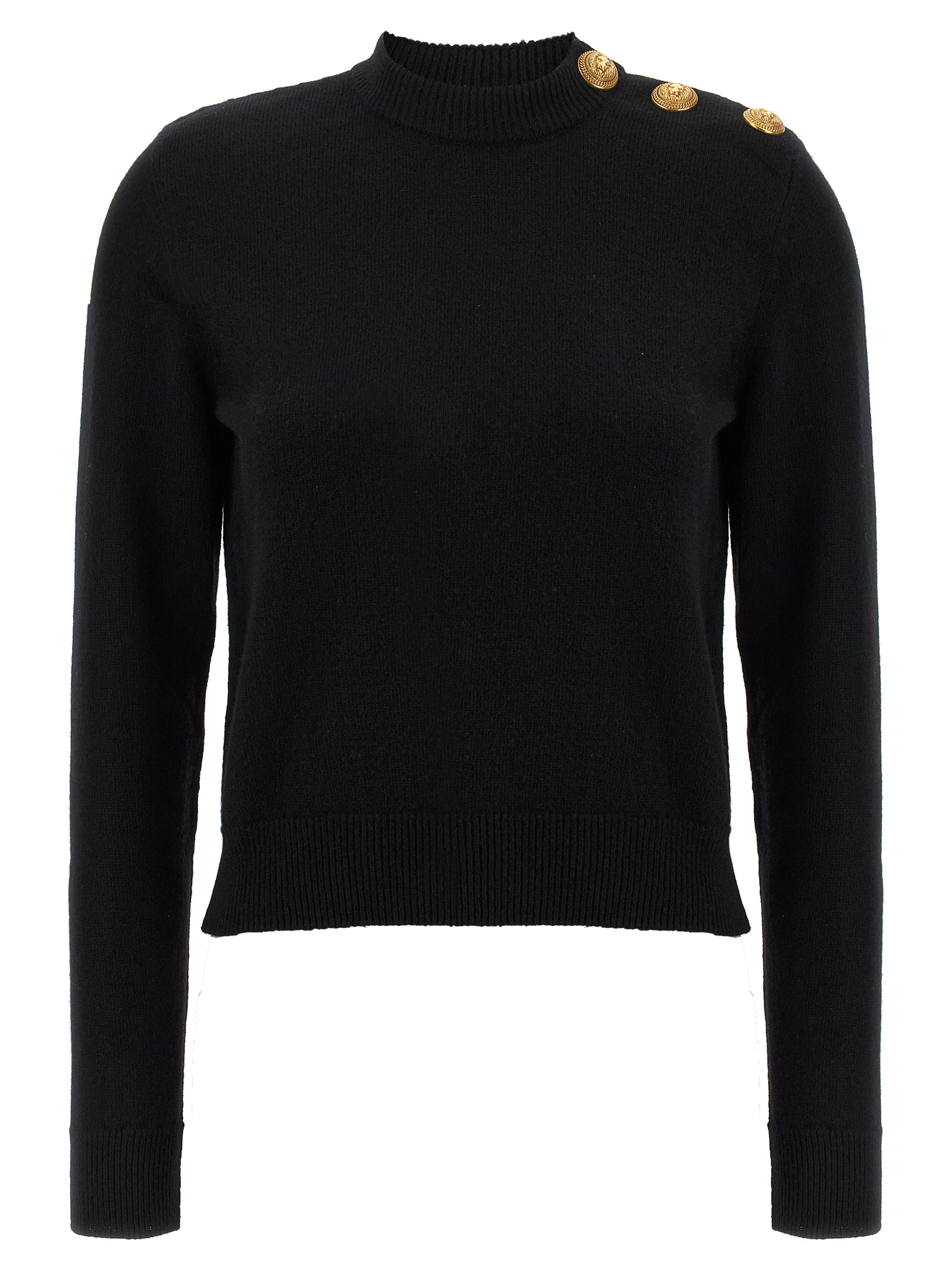 Eco-cashmere button sweater