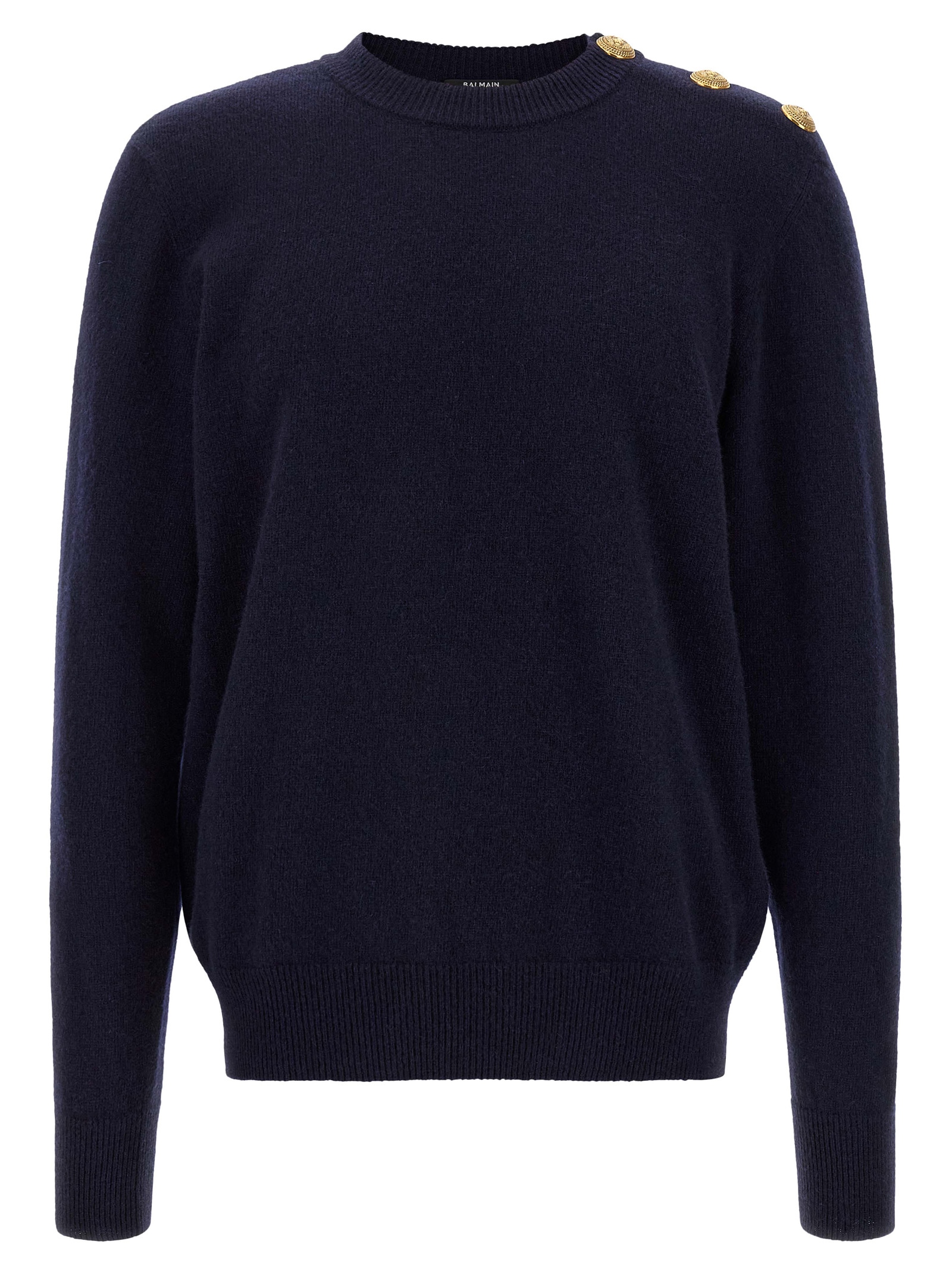 'Leone catena' button sweater