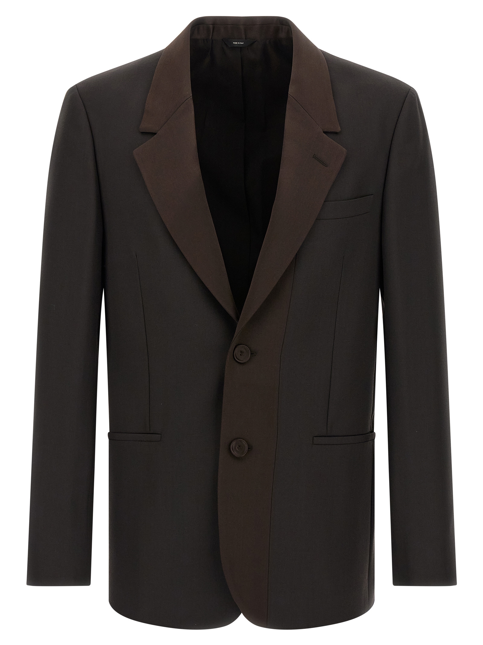 Crepe wool blazer