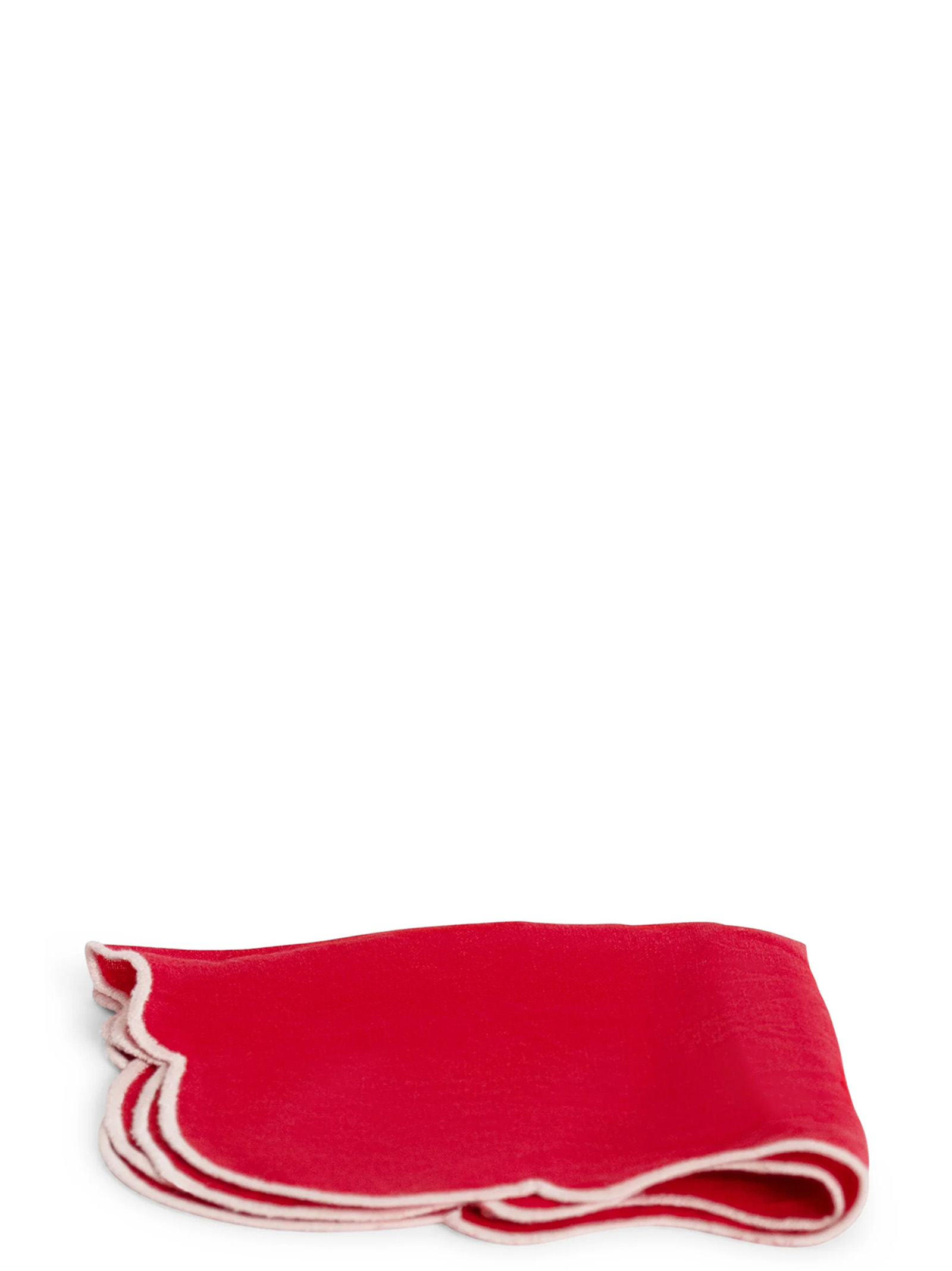Set of 2 napkins with scalloped edge - Image 3