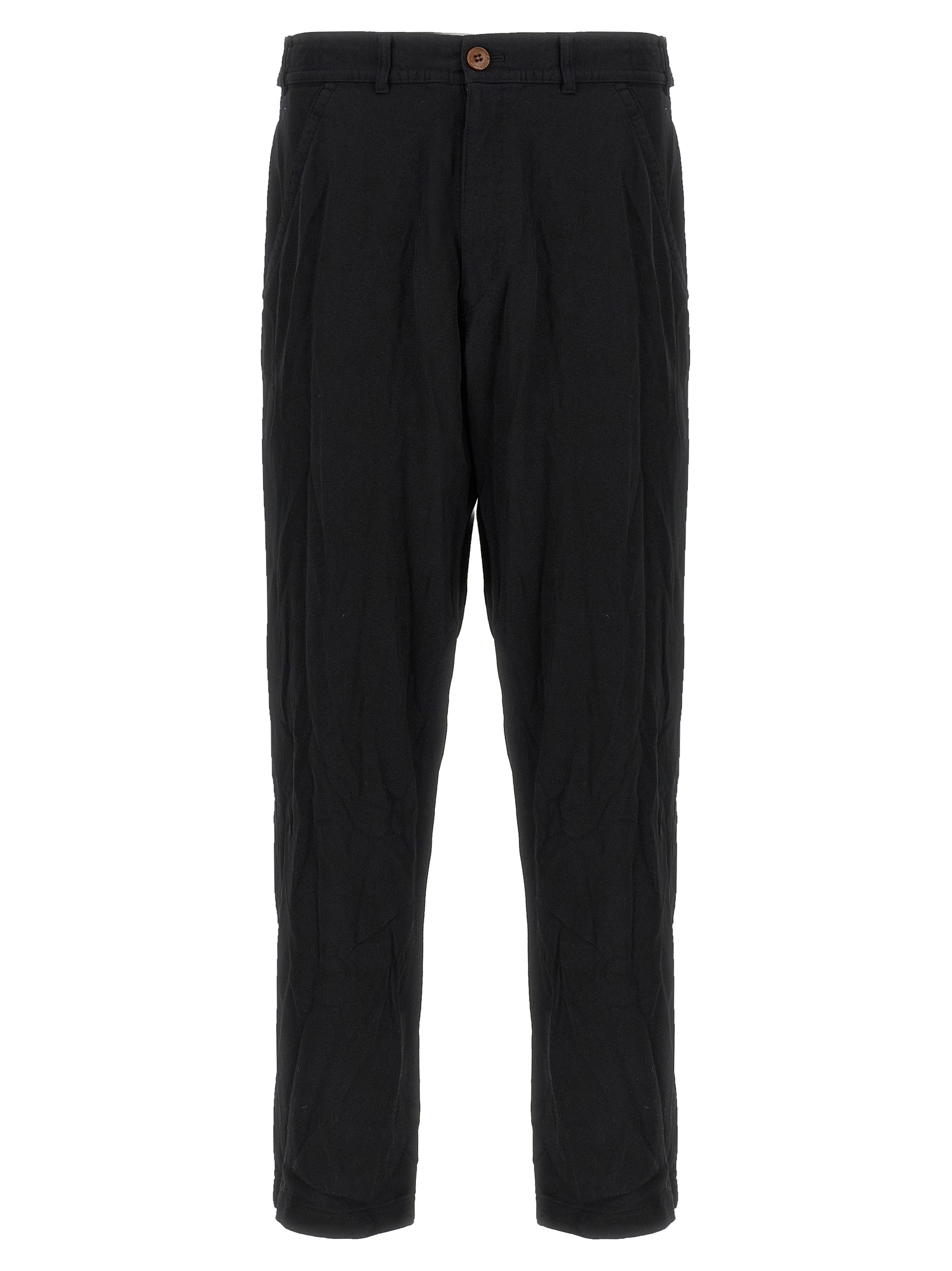 Crinkled pants