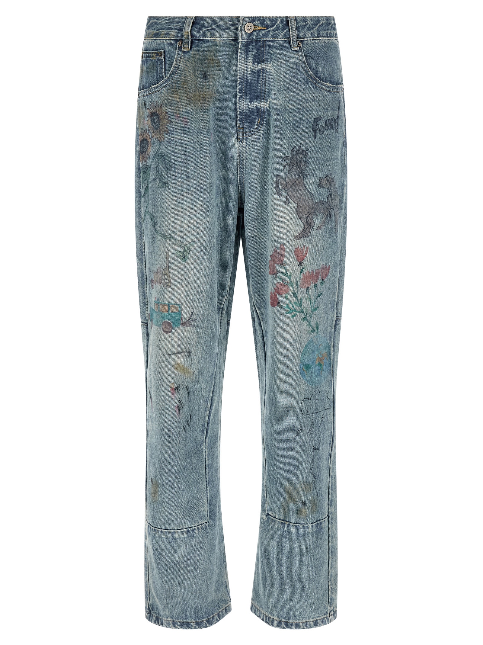 'Hand Art' jeans