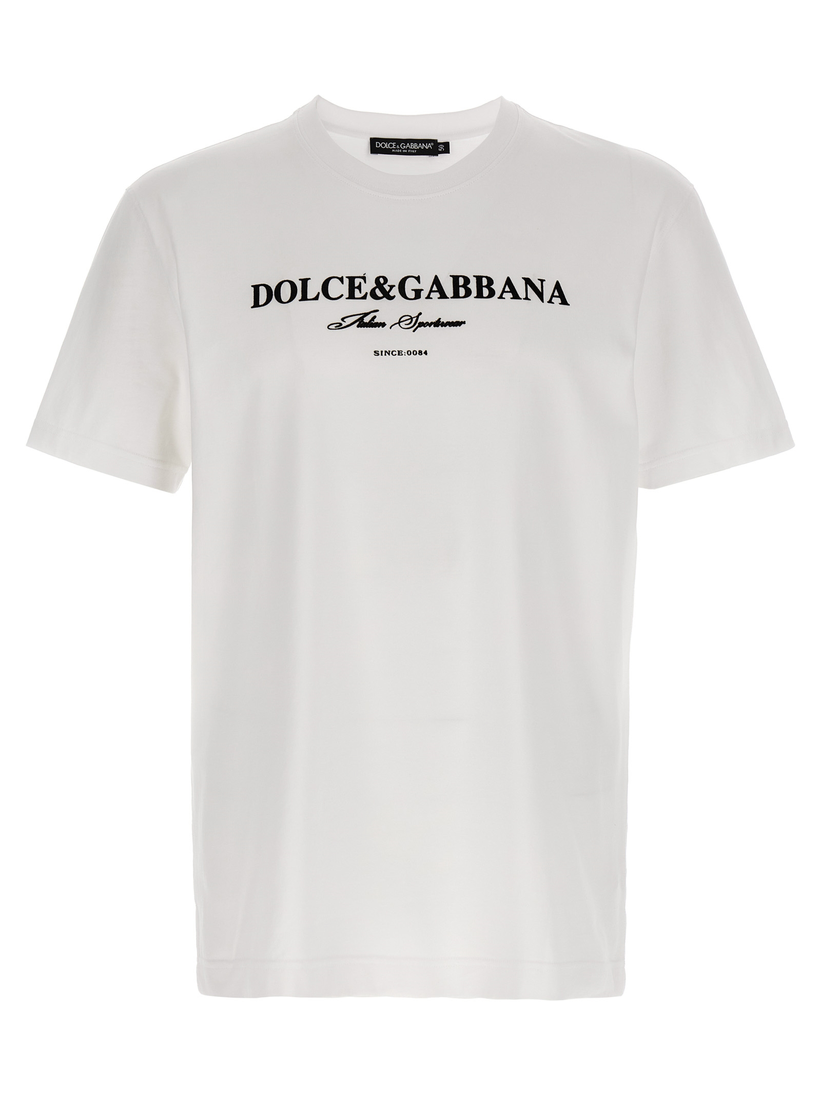 Flock print t-shirt