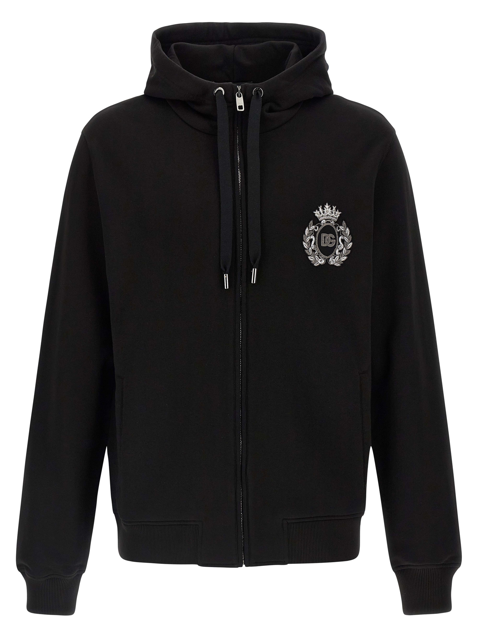 Heraldic patch hoodie