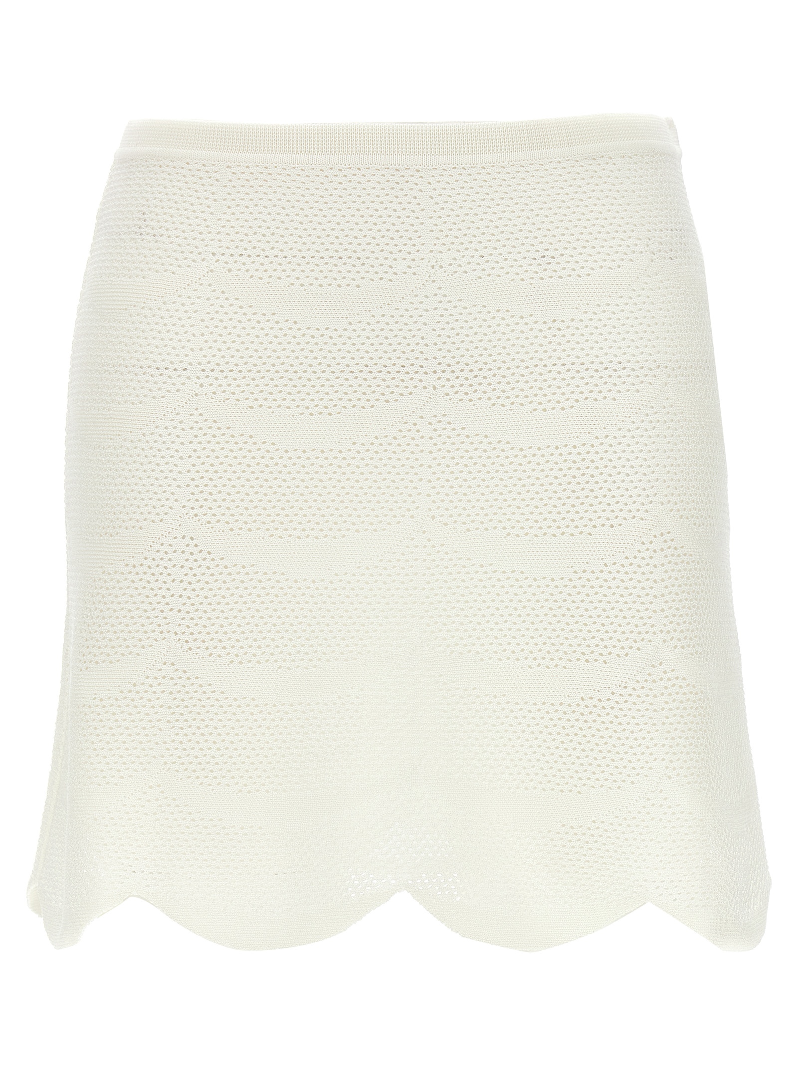 Crochet mini skirt