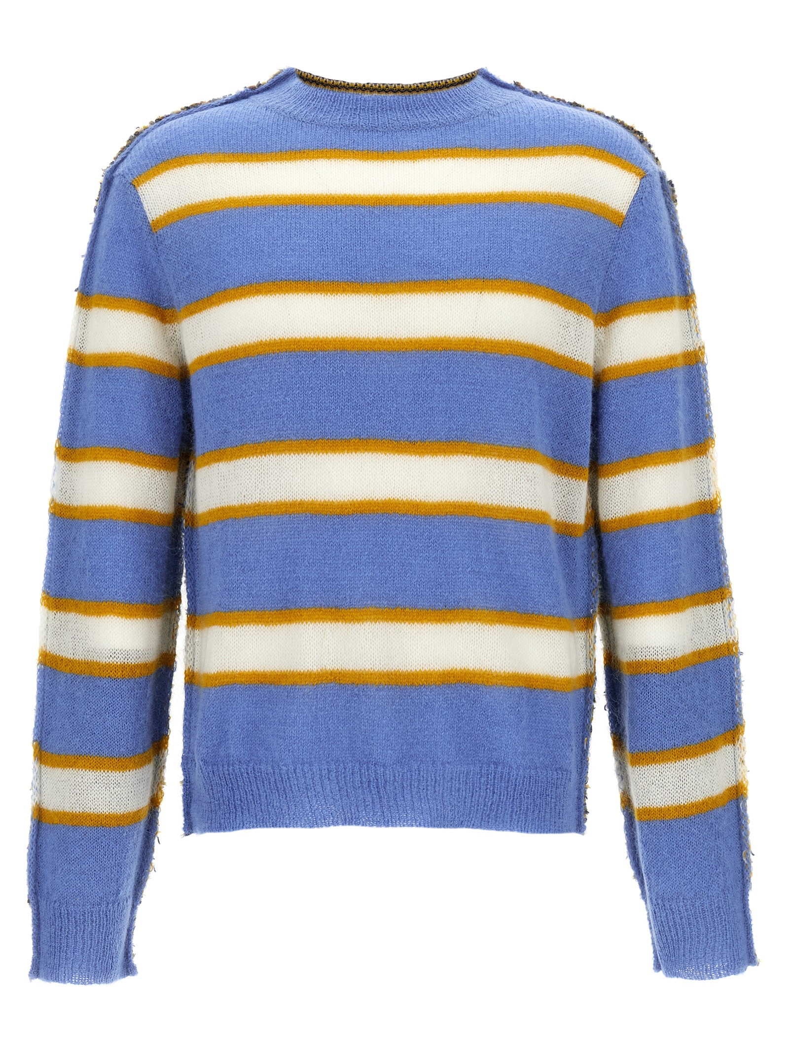 Contrast back sweater