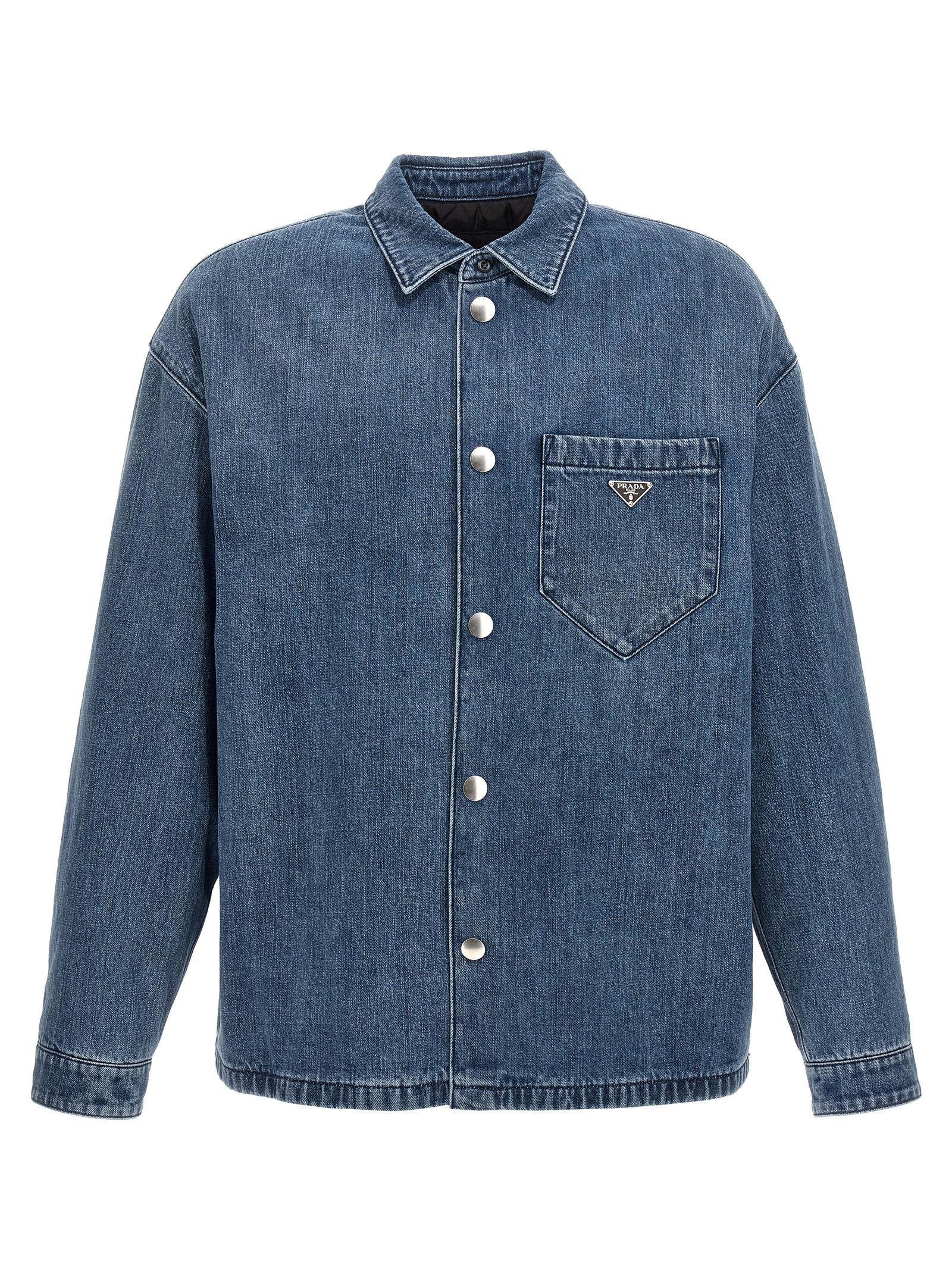 Padded denim jacket