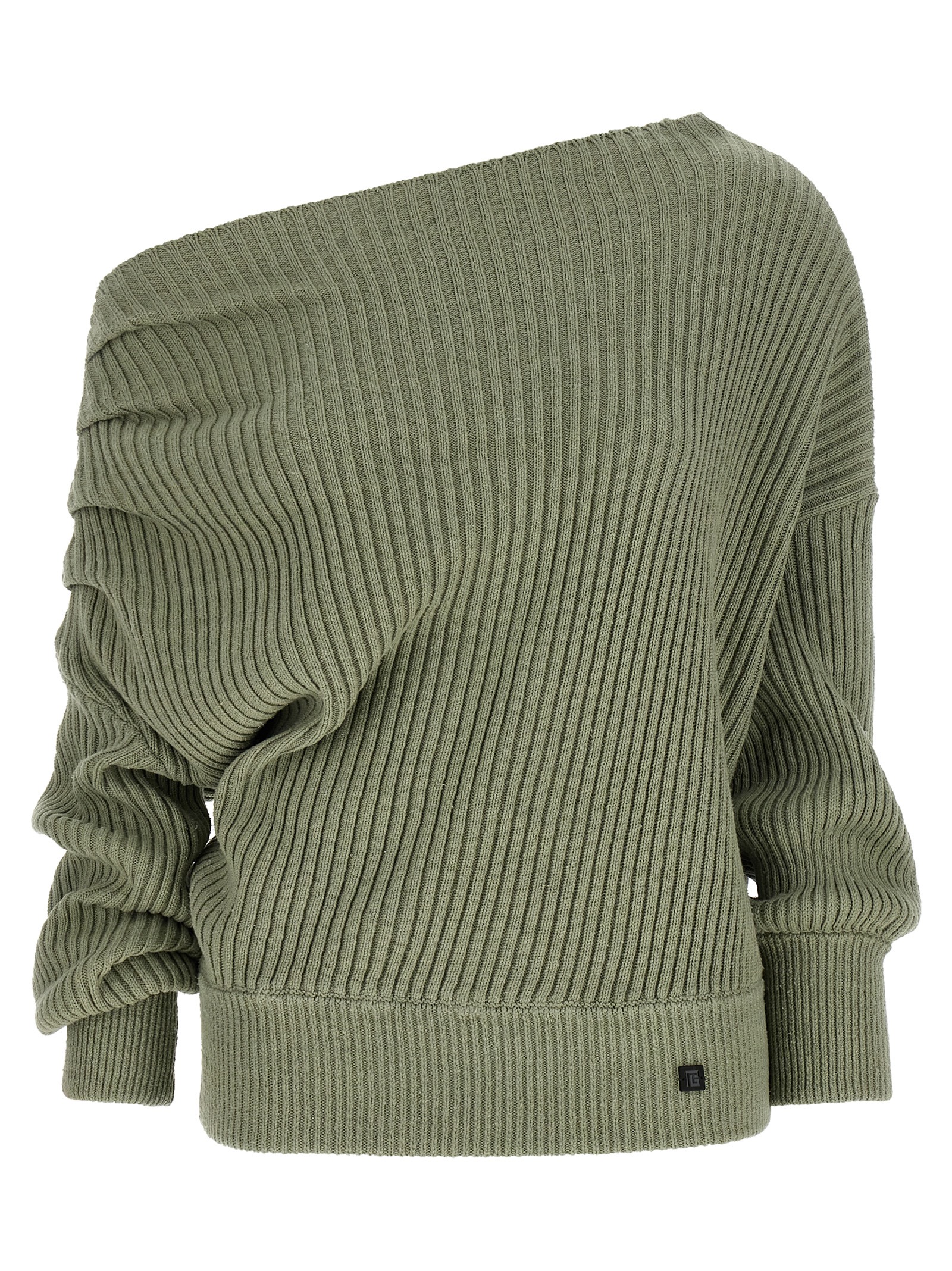 Draped sweater