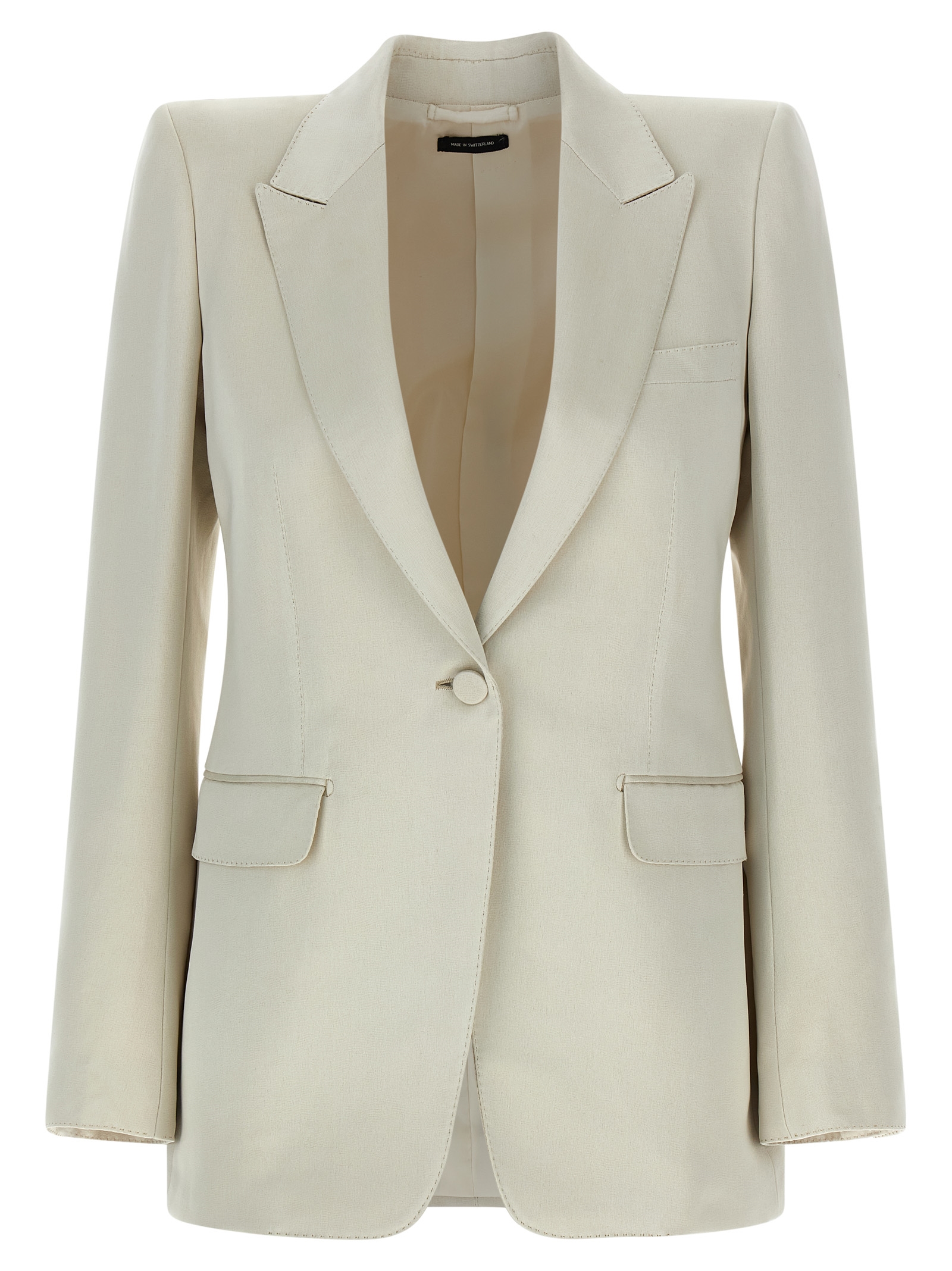 Duchesse single-breasted blazer