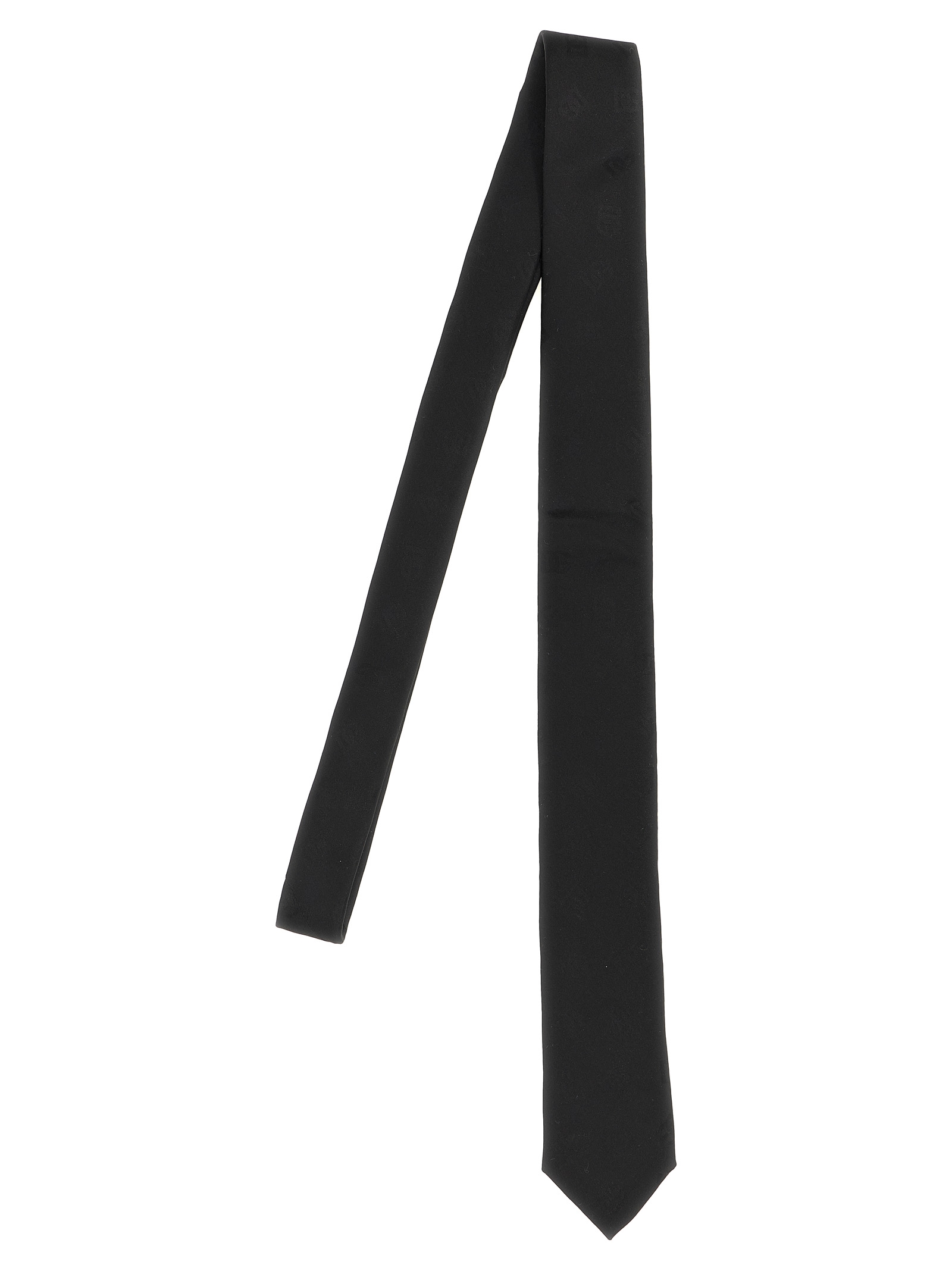 Jacquard logo tie