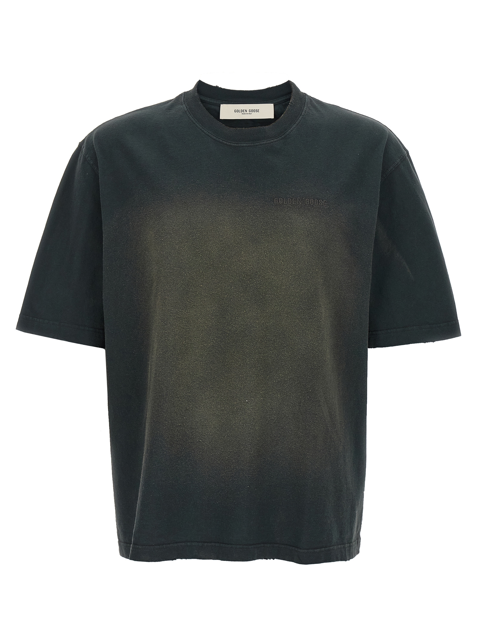 Used dyed cotton t-shirt