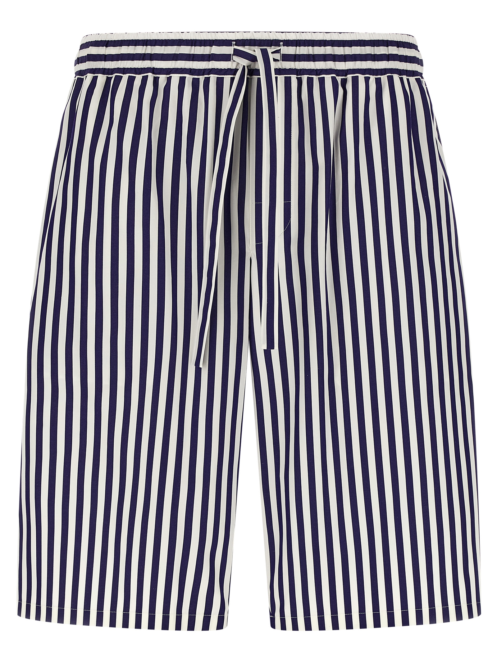 Striped bermuda shorts