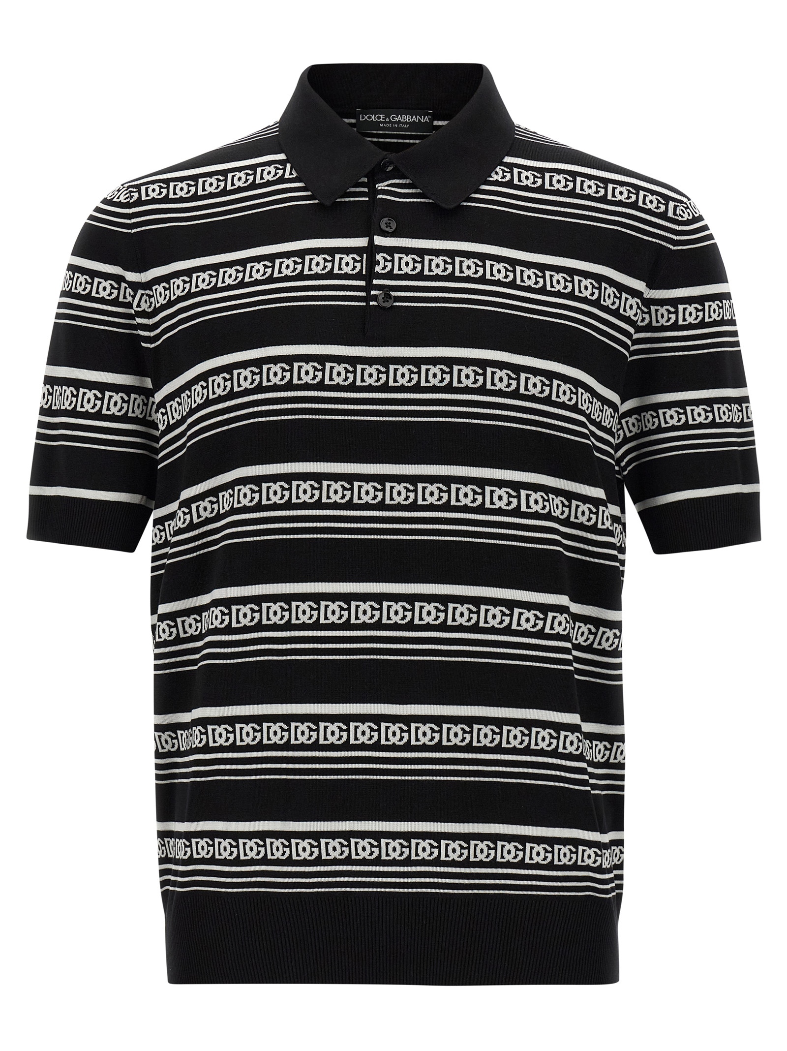 Knitted polo shirt