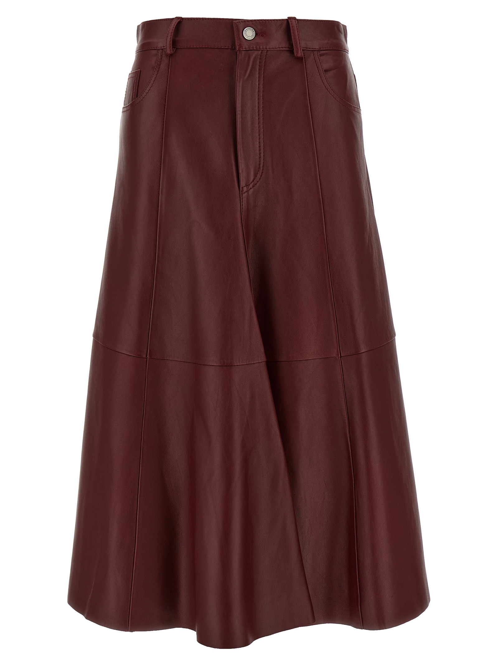 'Mid Serenity Leather' skirt