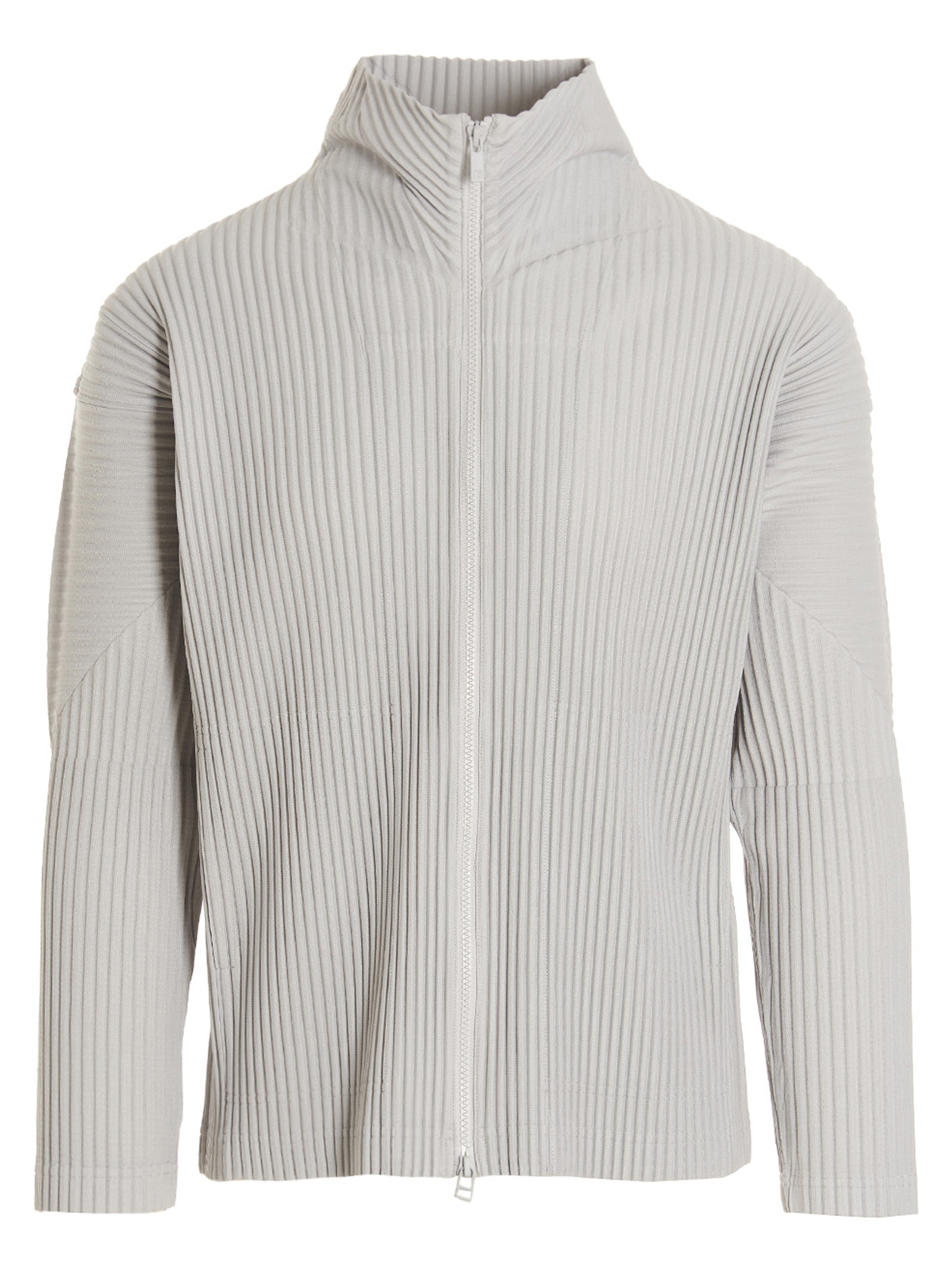 Pleated cardigan