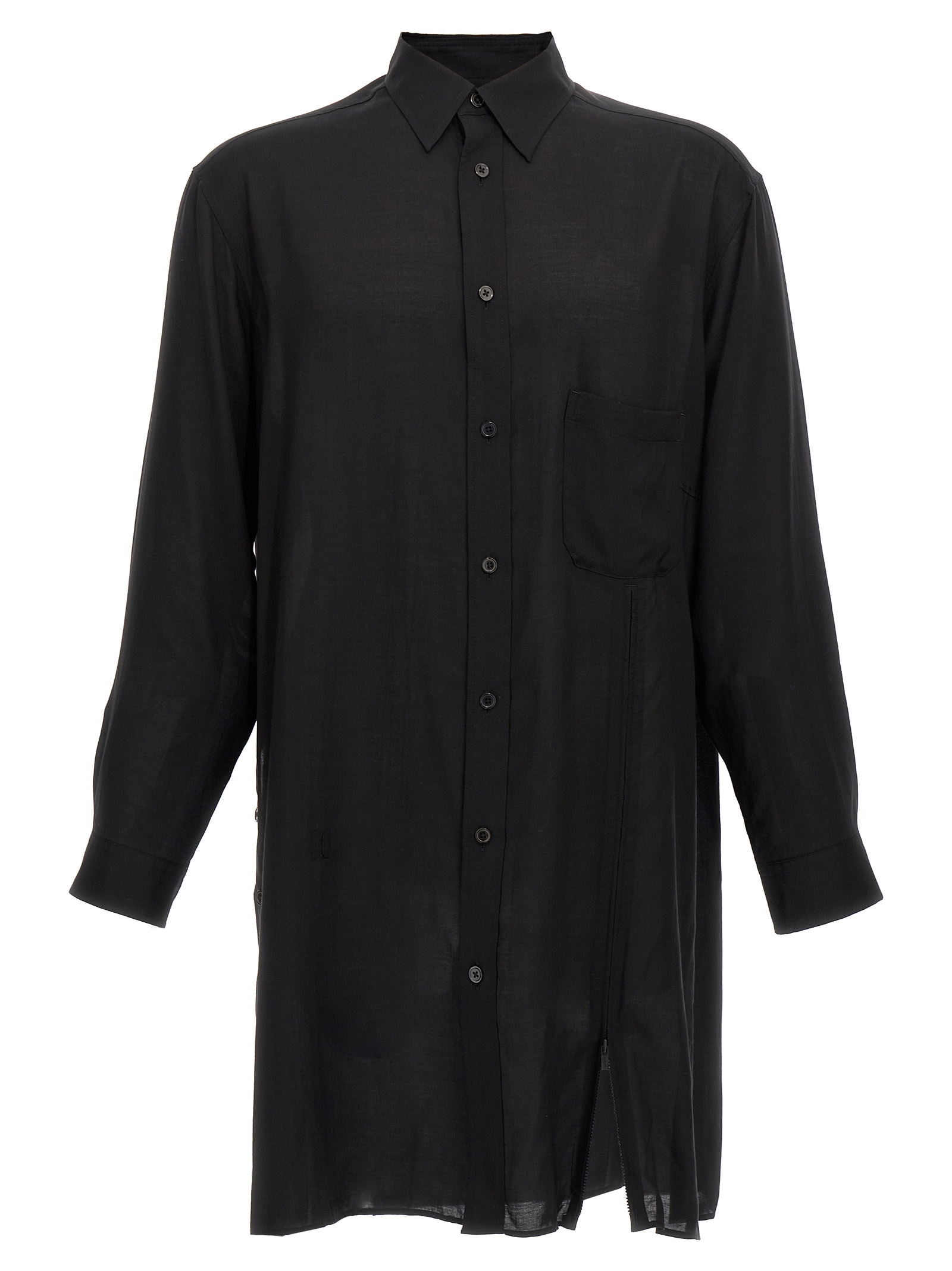 'Cellulose Lawn Zip Button Blouse' shirt