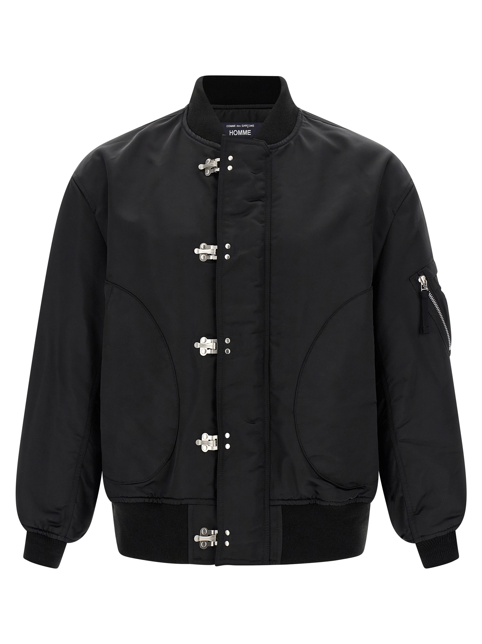 Nylon bomber jacket