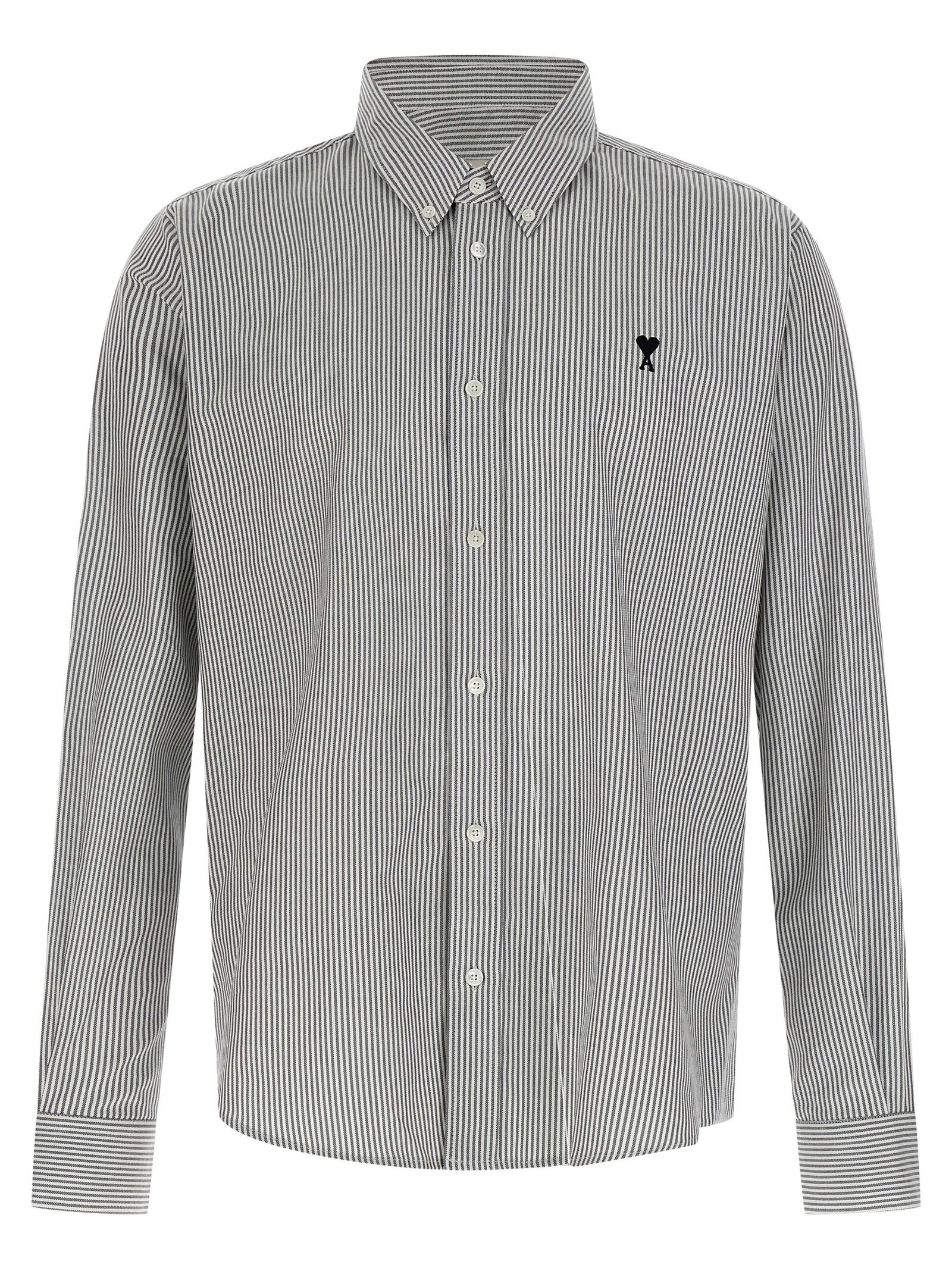 'Ami De Coeur' striped shirt